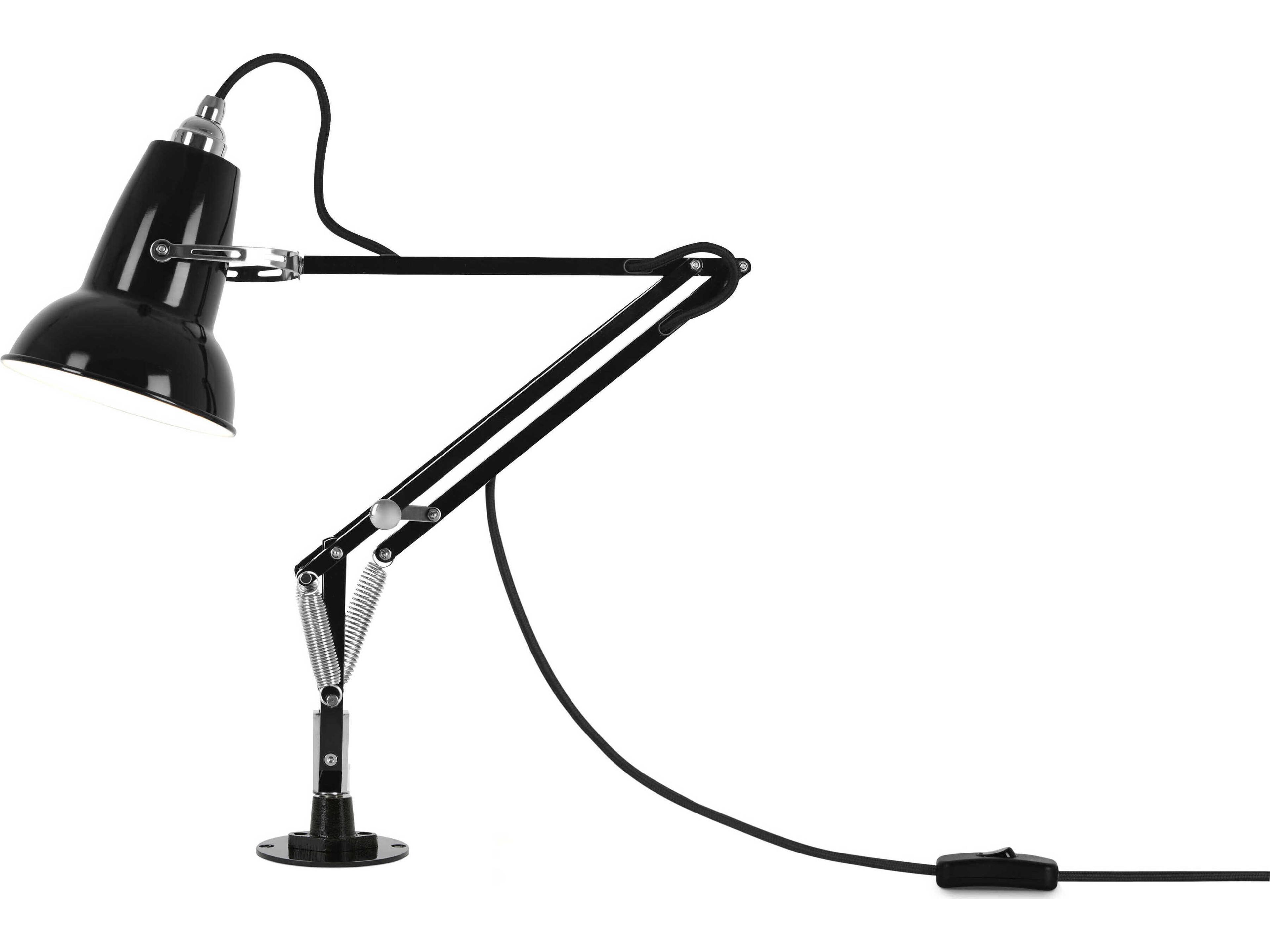 Anglepoise Original-1227 Mini Jet Black Desk Lamp with Insert