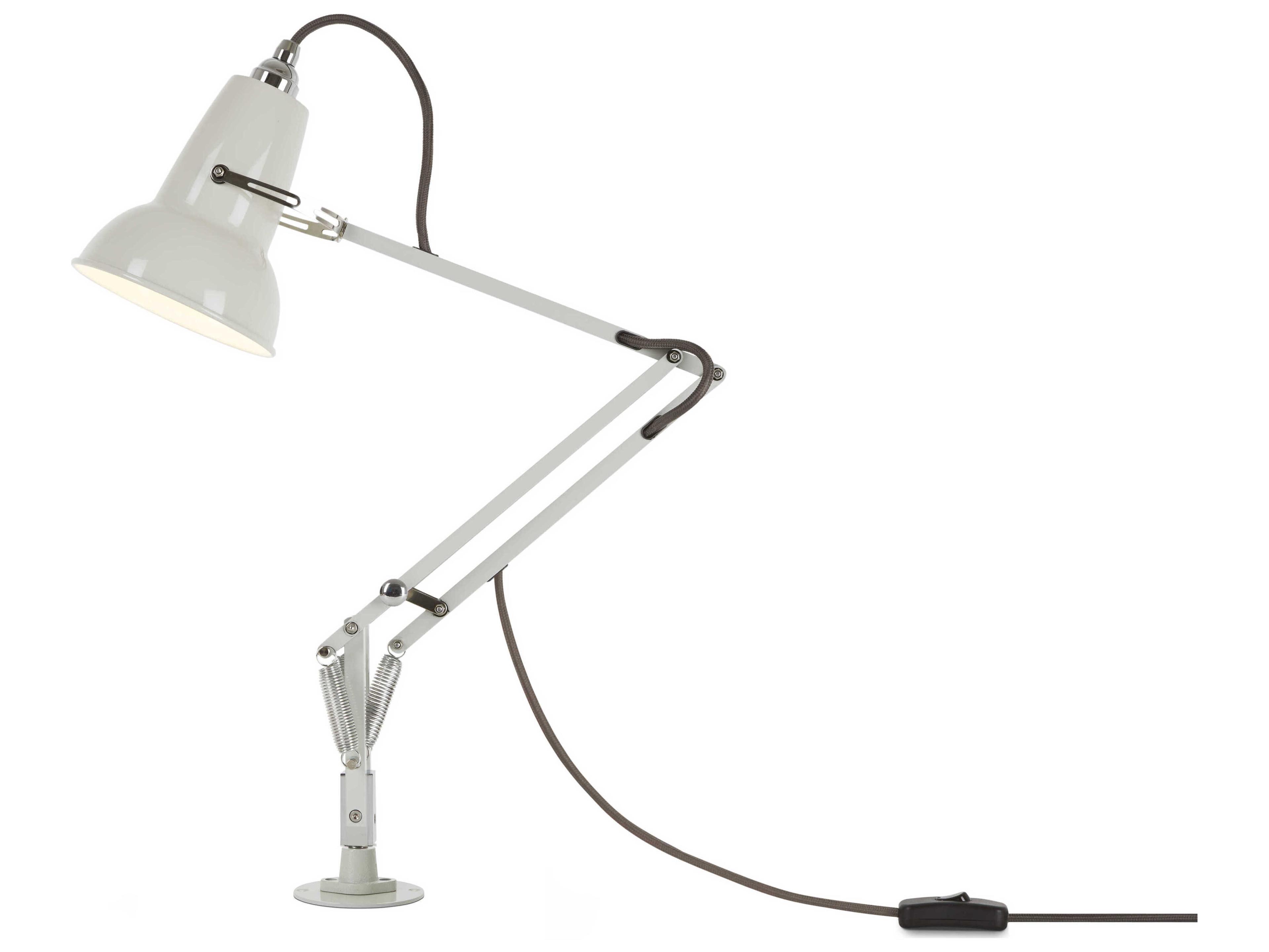 Anglepoise Original-1227 Mini Linen White Desk Lamp with Insert
