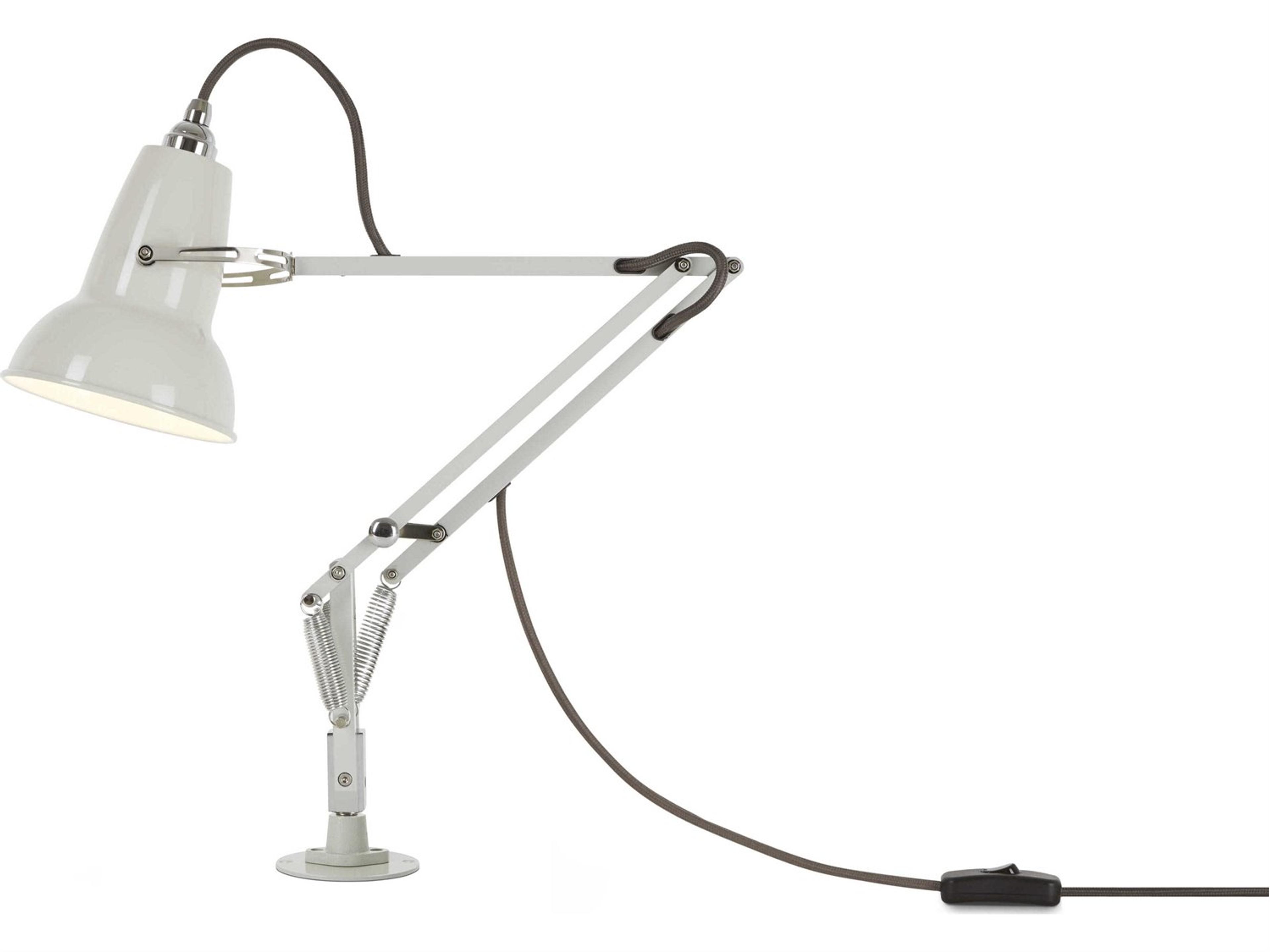 Anglepoise Original-1227 Mini Linen White Desk Lamp with Insert