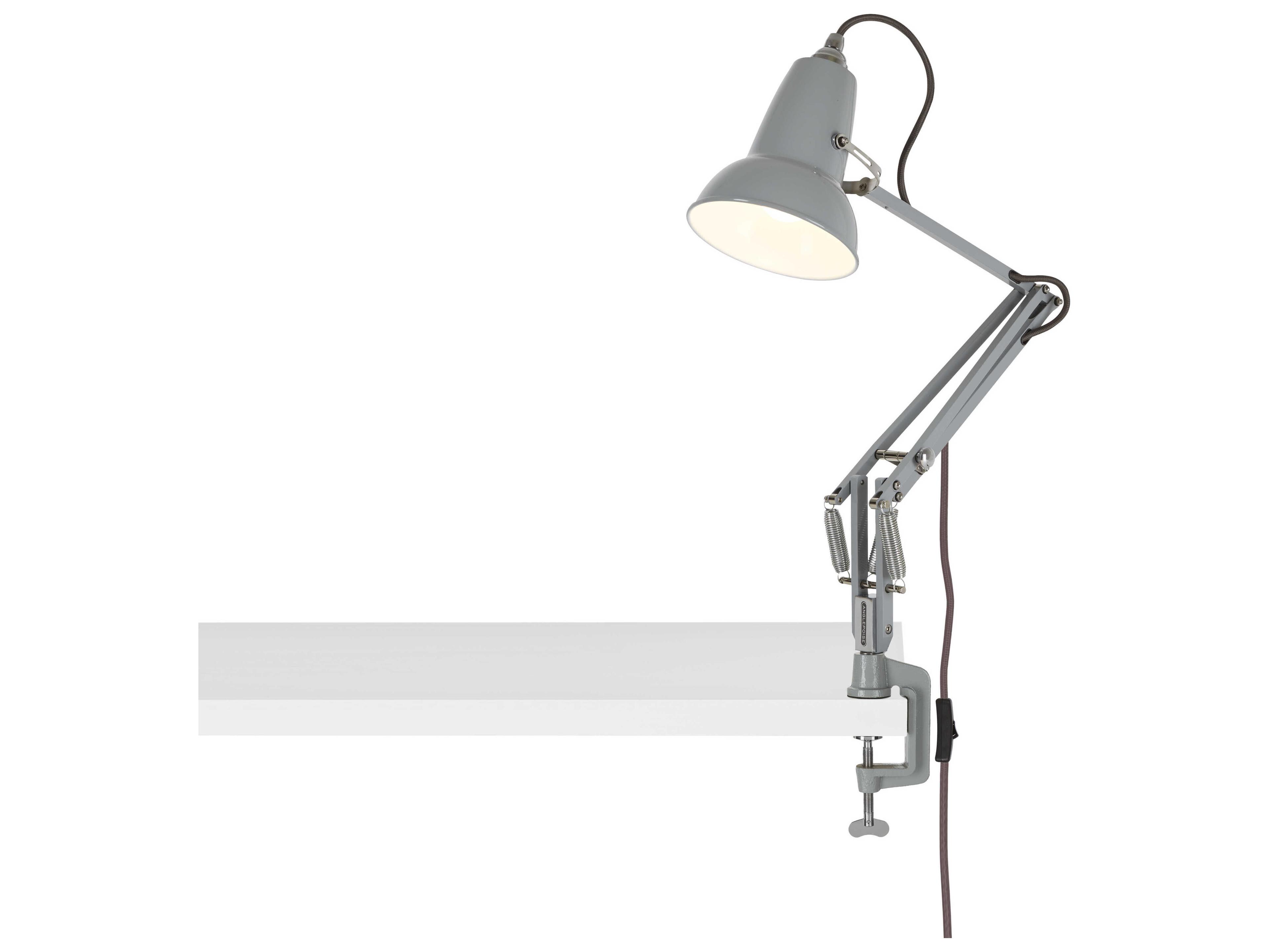 Original 1227 Mini Desk Lamp with Clamp Dove Grey