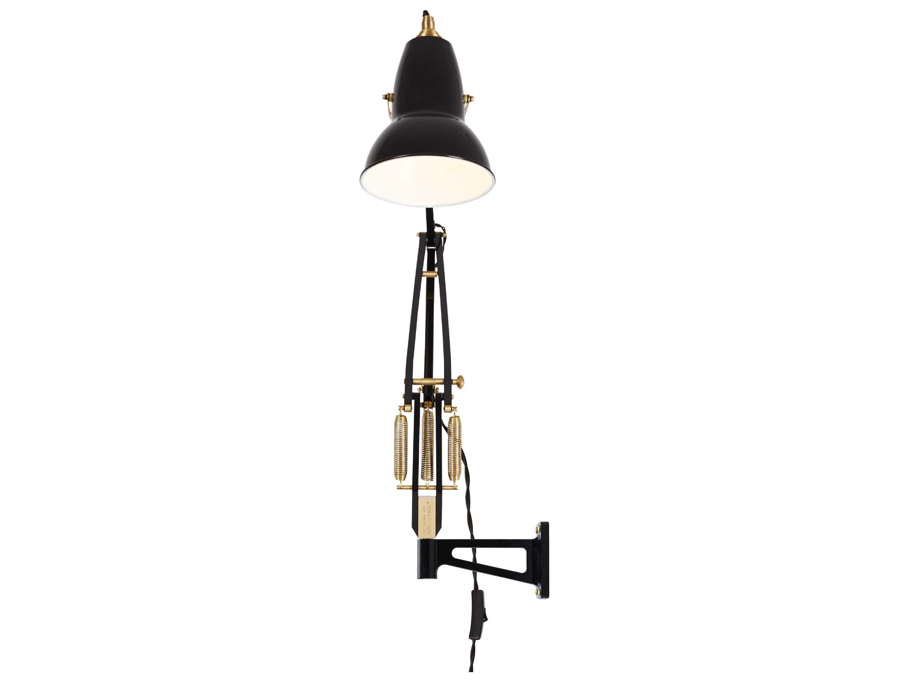 Anglepoise Original-1227 1-Light Jet Black Swing Wall Sconce