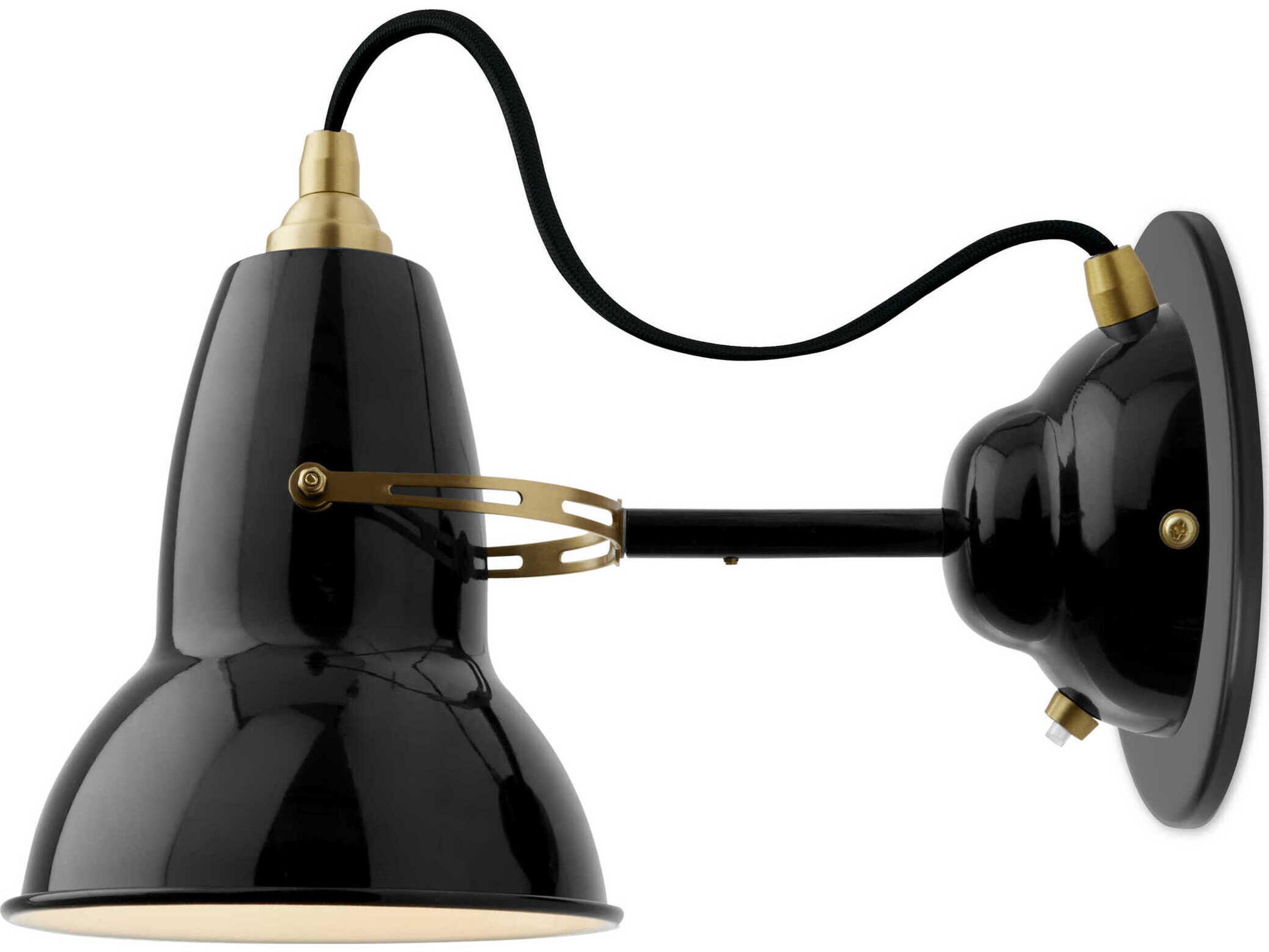 Anglepoise Original-1227 1-Light Jet Black Wall Sconce