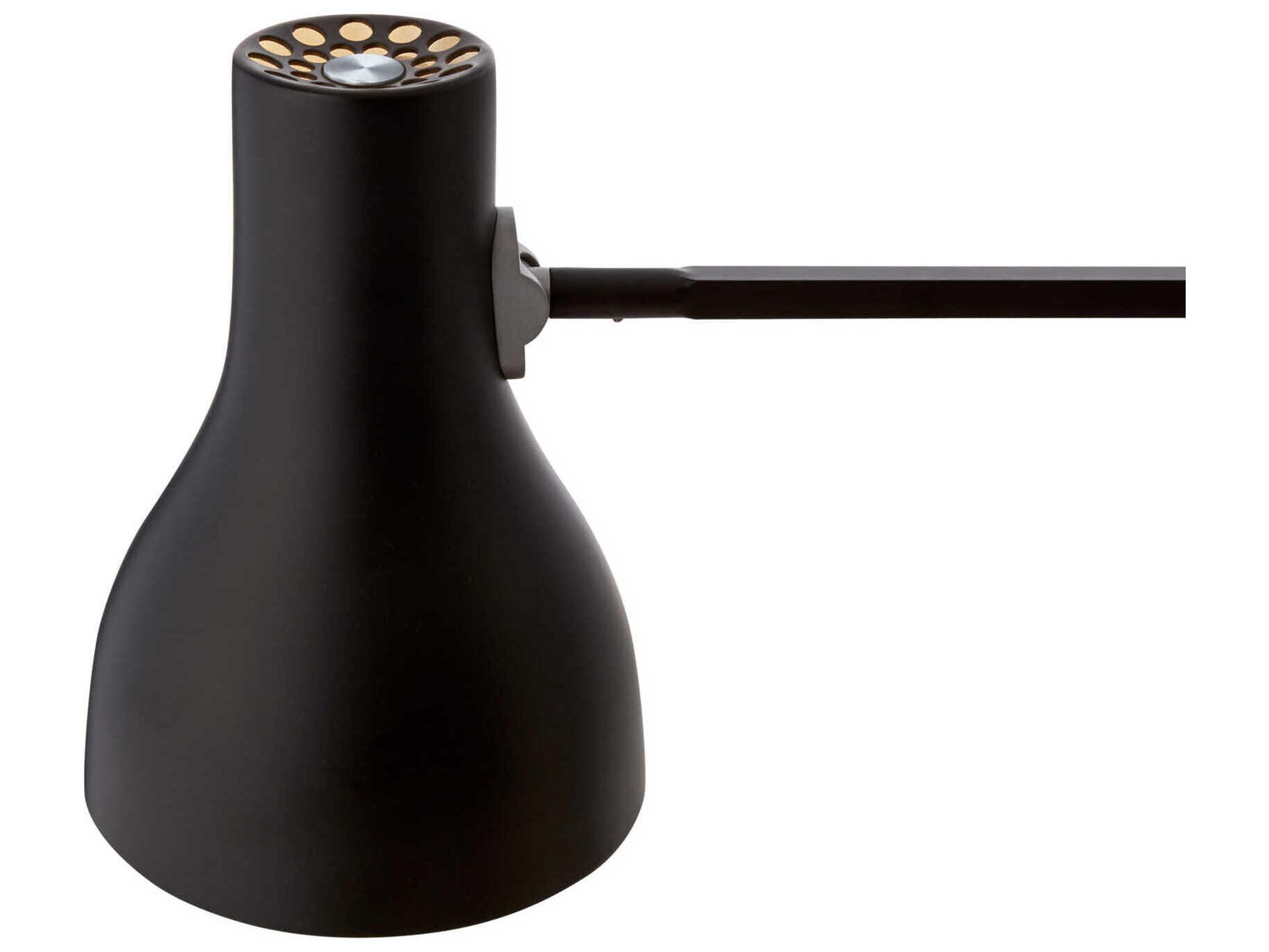 Anglepoise Type-75 1-Light Jet Black Swing Wall Sconce