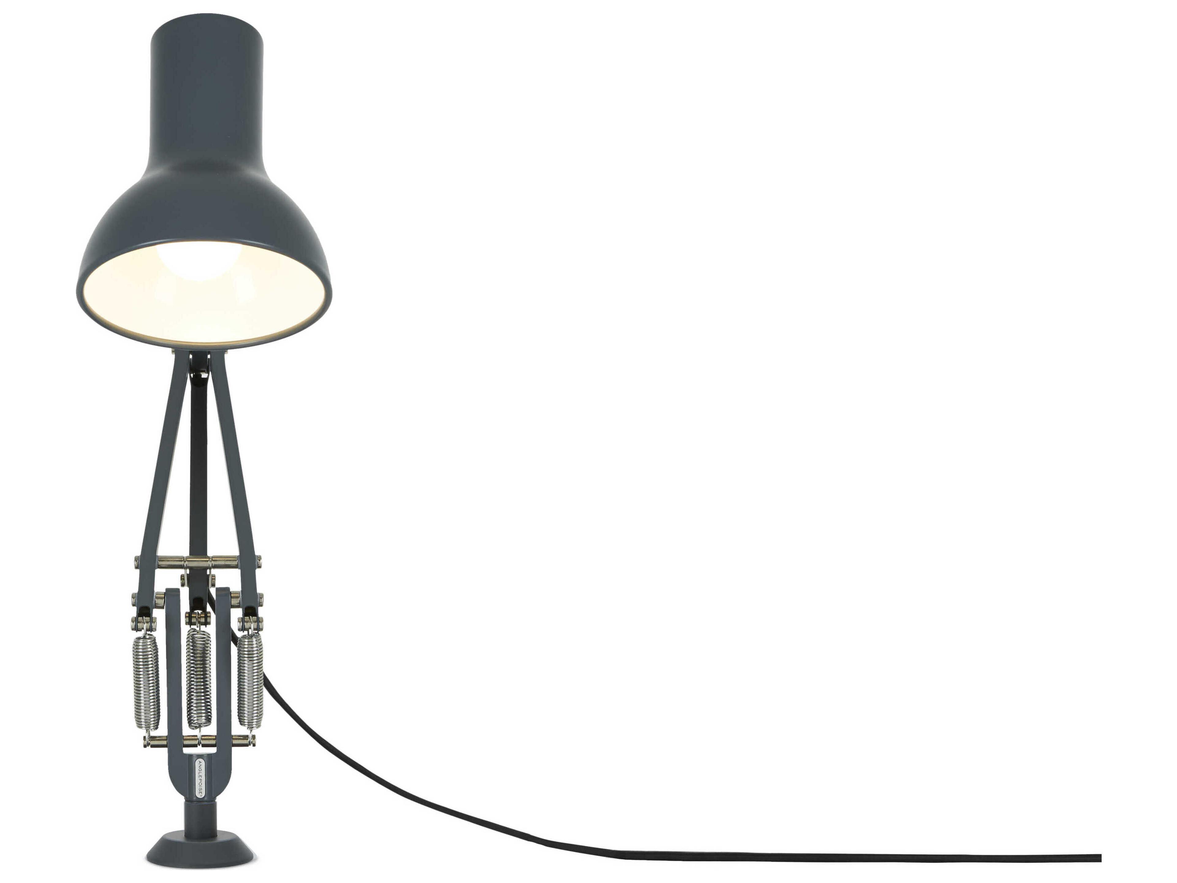 Anglepoise Type-75 Mini Slate Grey Desk Lamp with Insert