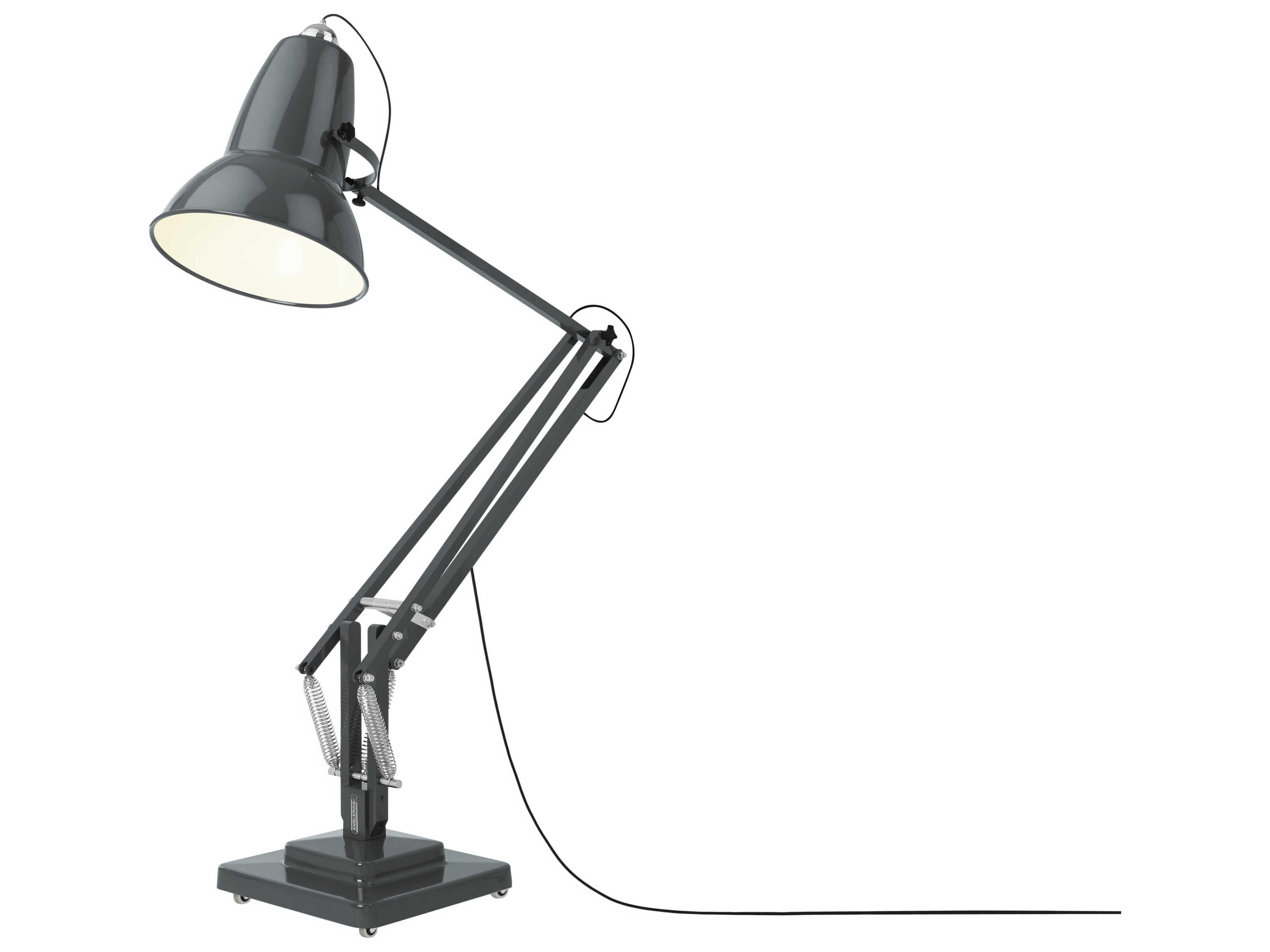 Original 1227 Giant Floor Lamp Slate Grey Statement Light