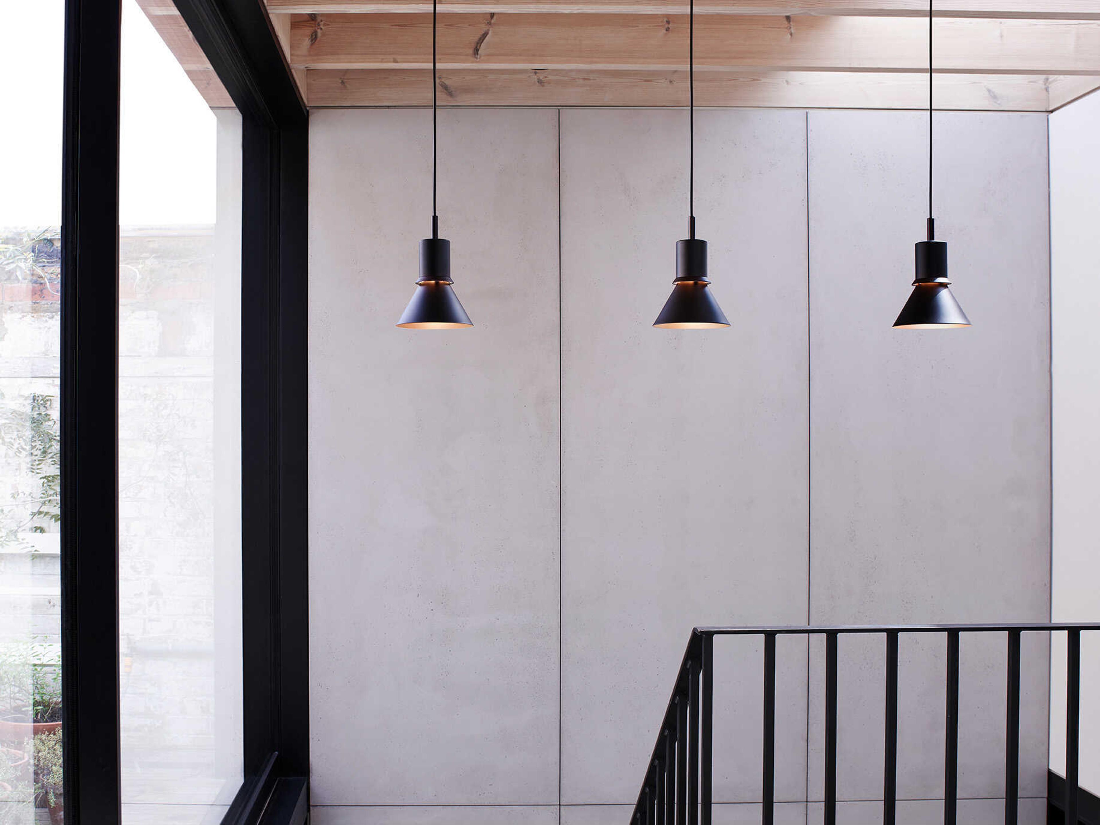 Anglepoise Type-80 1-Light Matte Black Mini Pendant