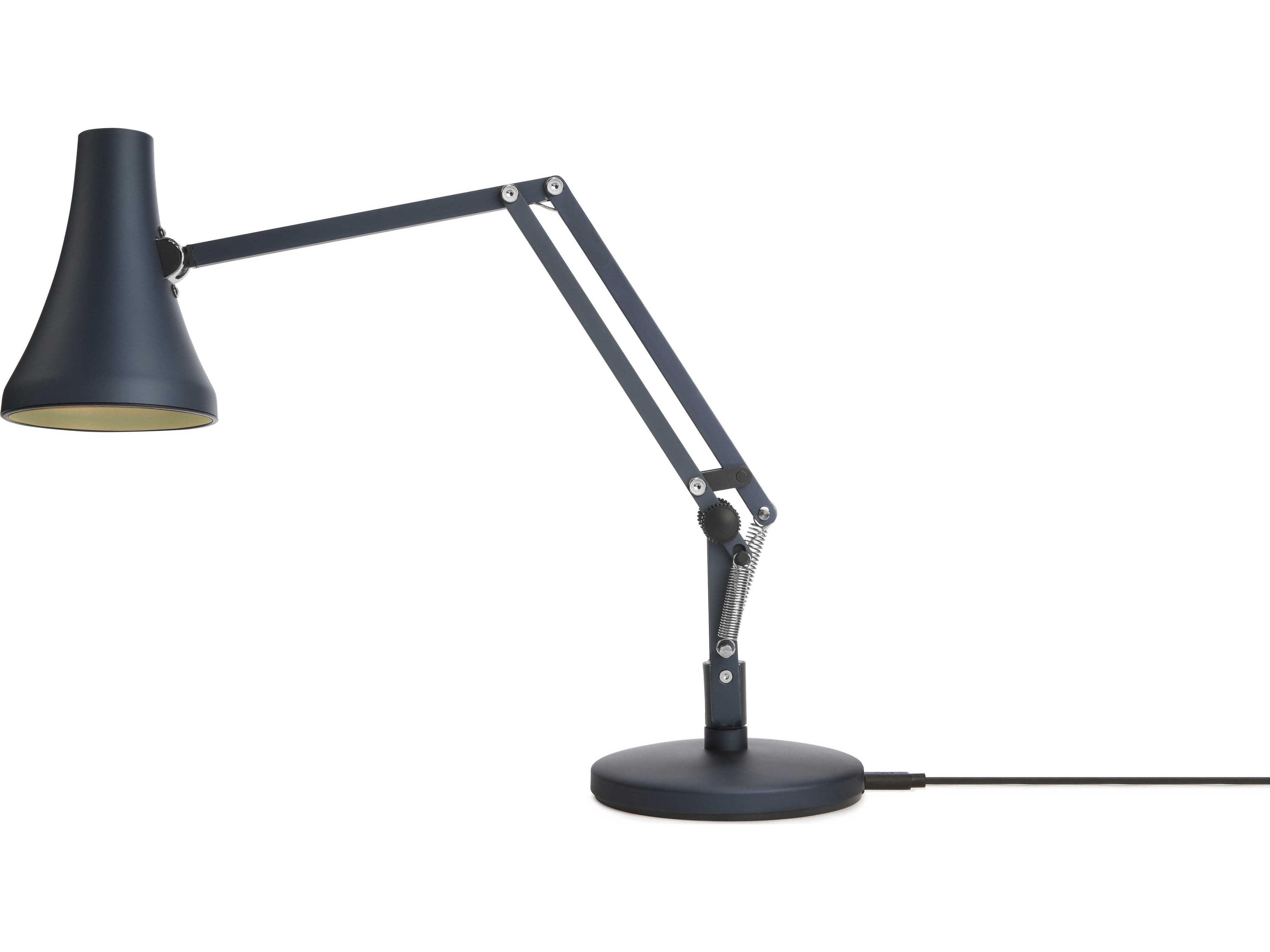 Anglepoise 90-Mini Steel Blue Grey Desk Lamp