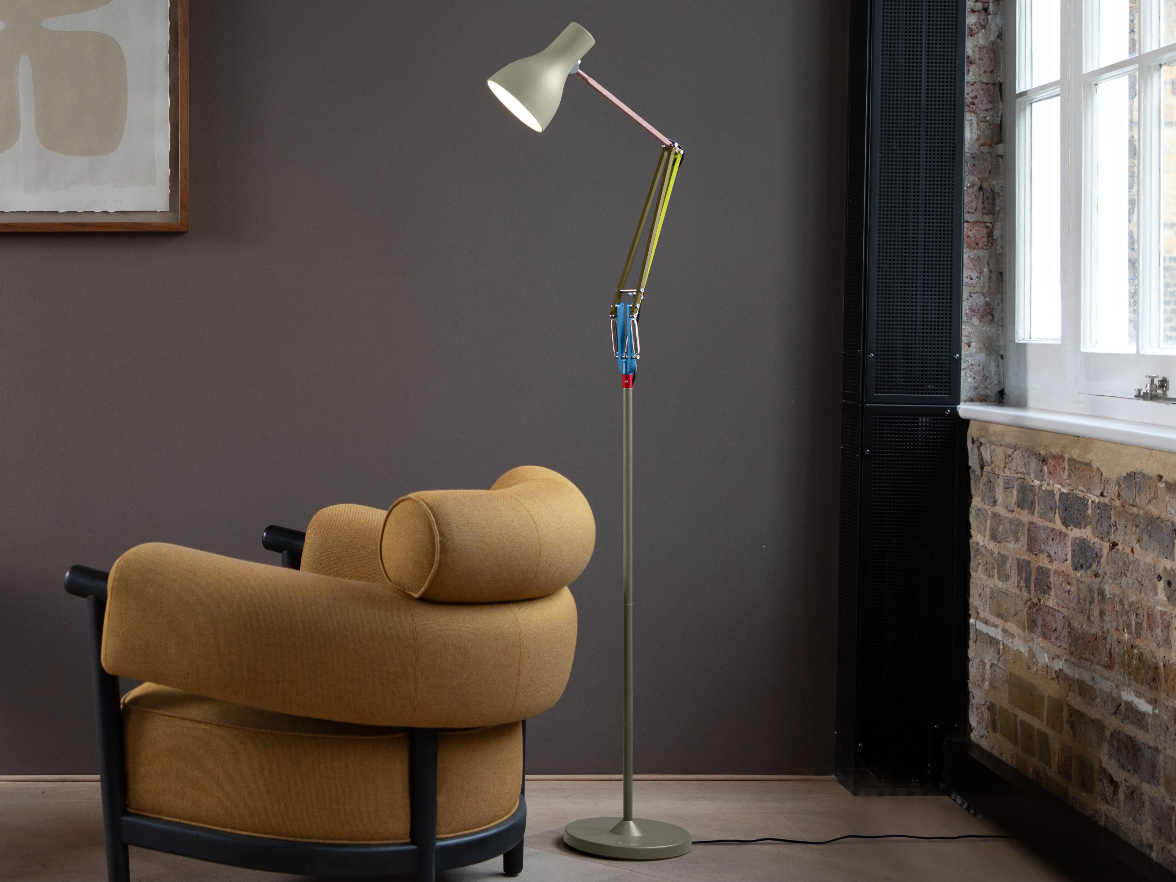 Anglepoise Type-75 Paul Smith Edition-1 White Floor Lamp