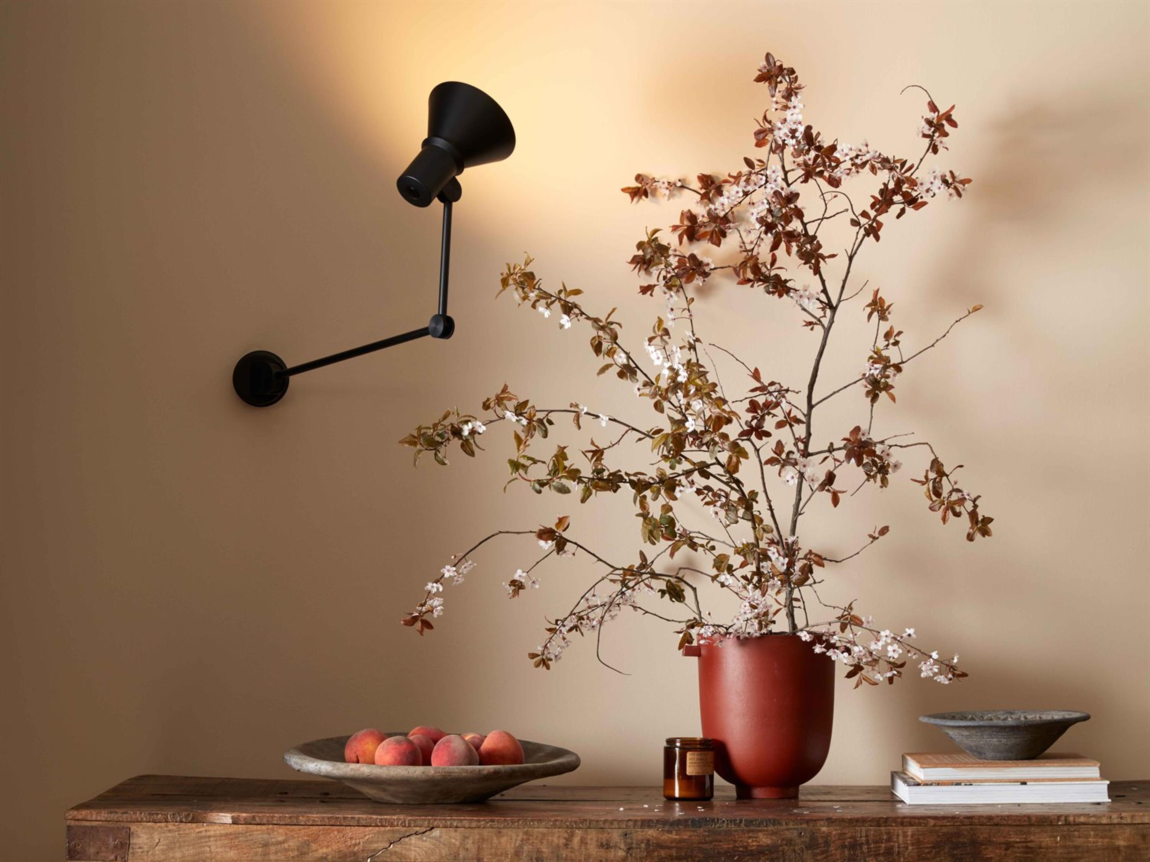 Anglepoise Type-80 1-Light Matte Black Swing Wall Sconce