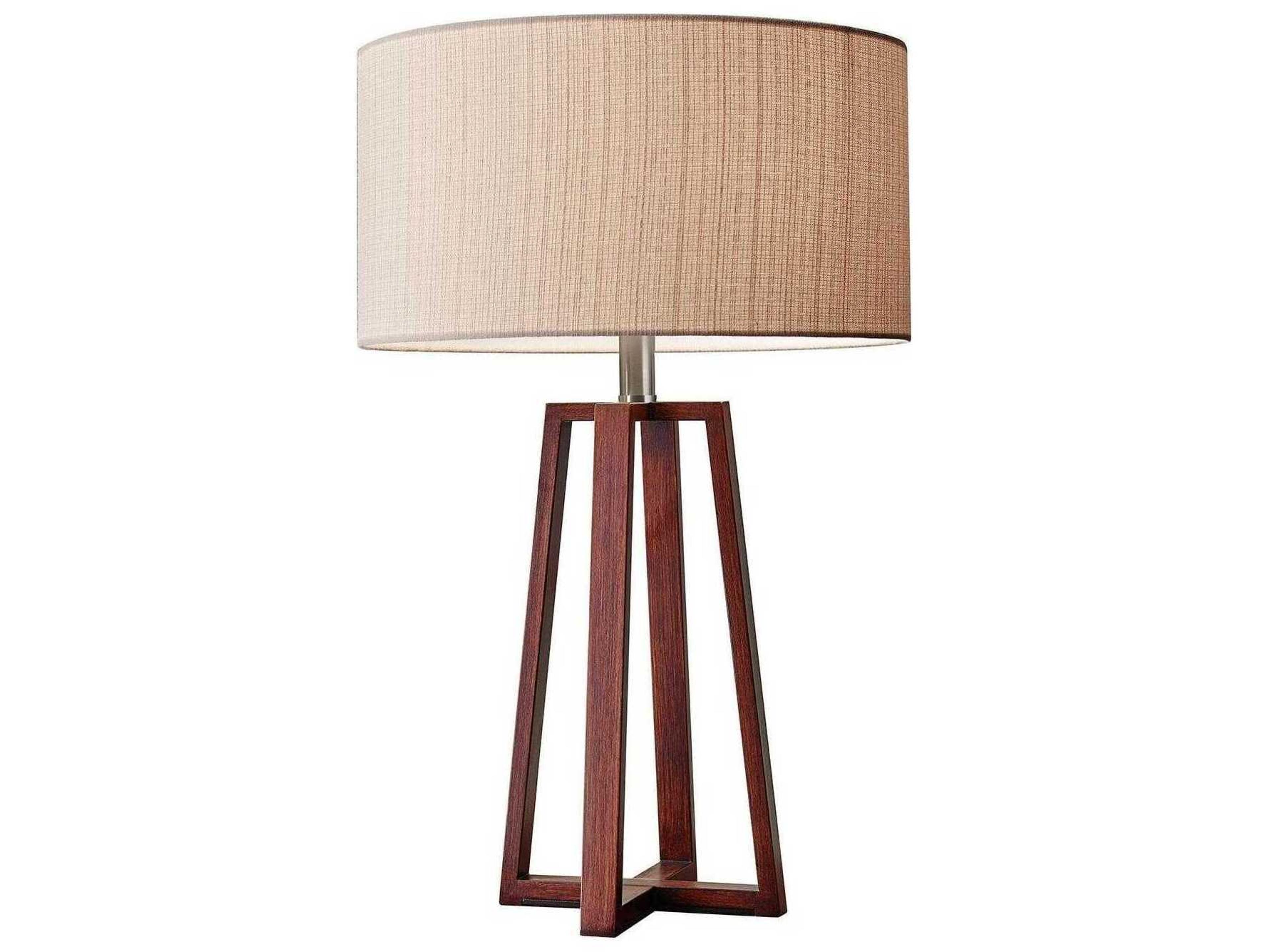 Quinn Table Lamp Walnut Birch Wood