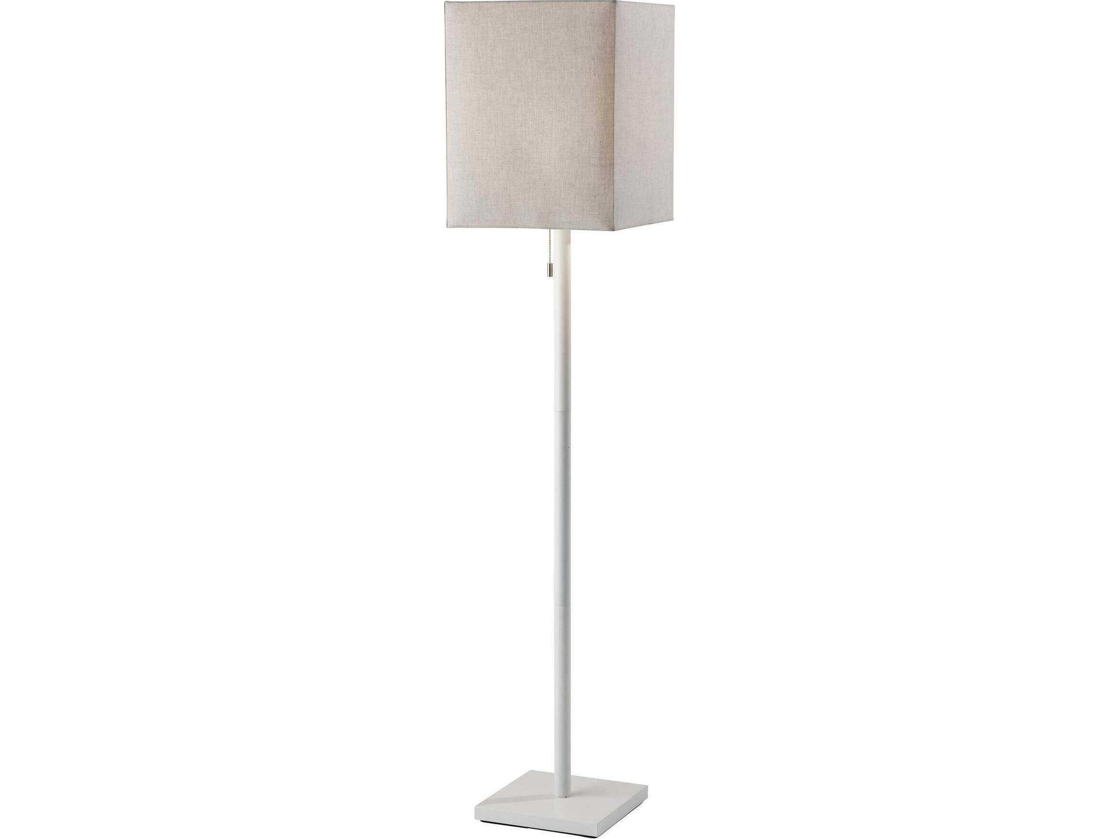 Estelle Floor Lamp in Matte White