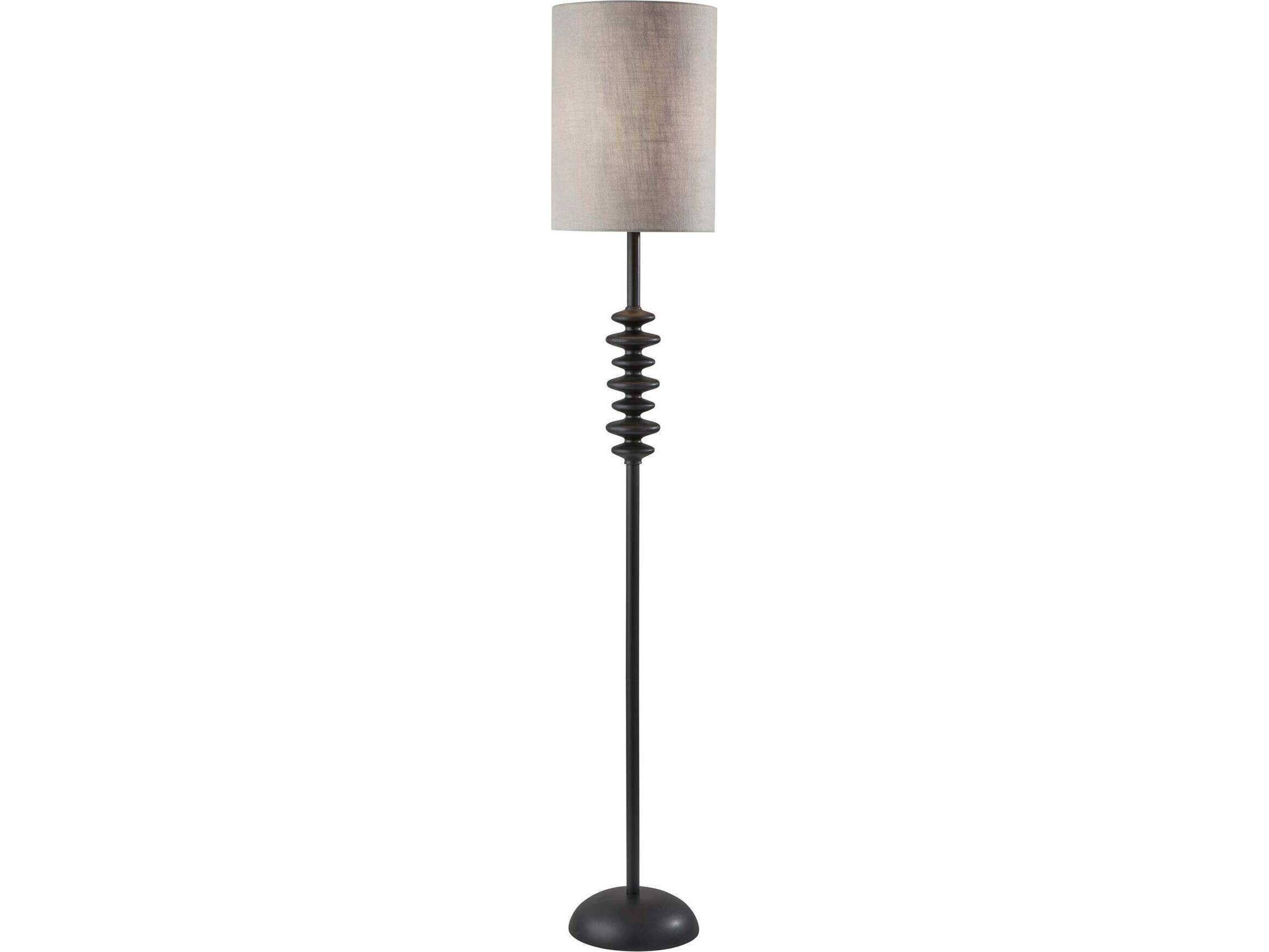 Beatrice Floor Lamp Matte Black Polyresin