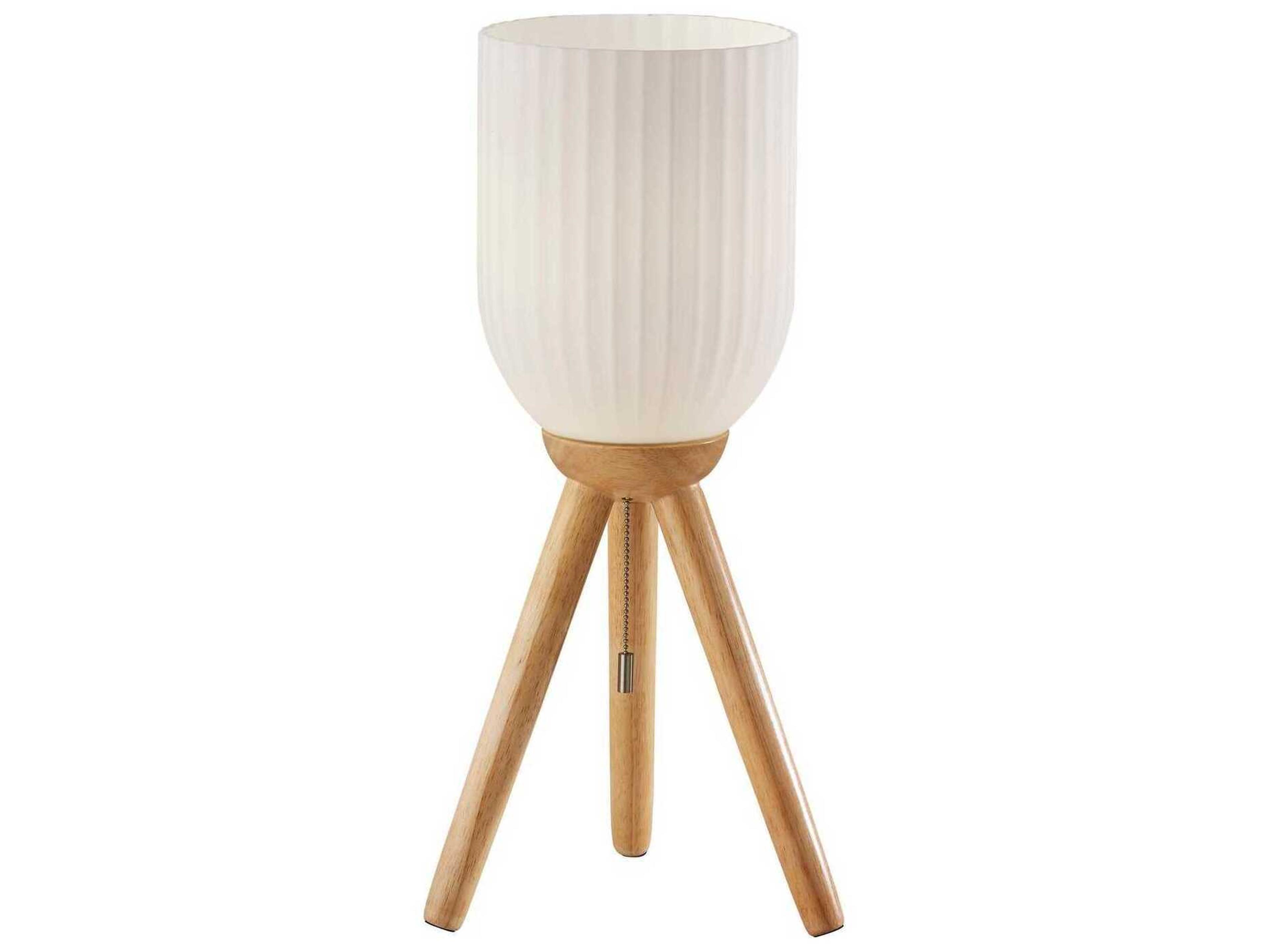Kinsley Table Lamp Natural Wood Tripod