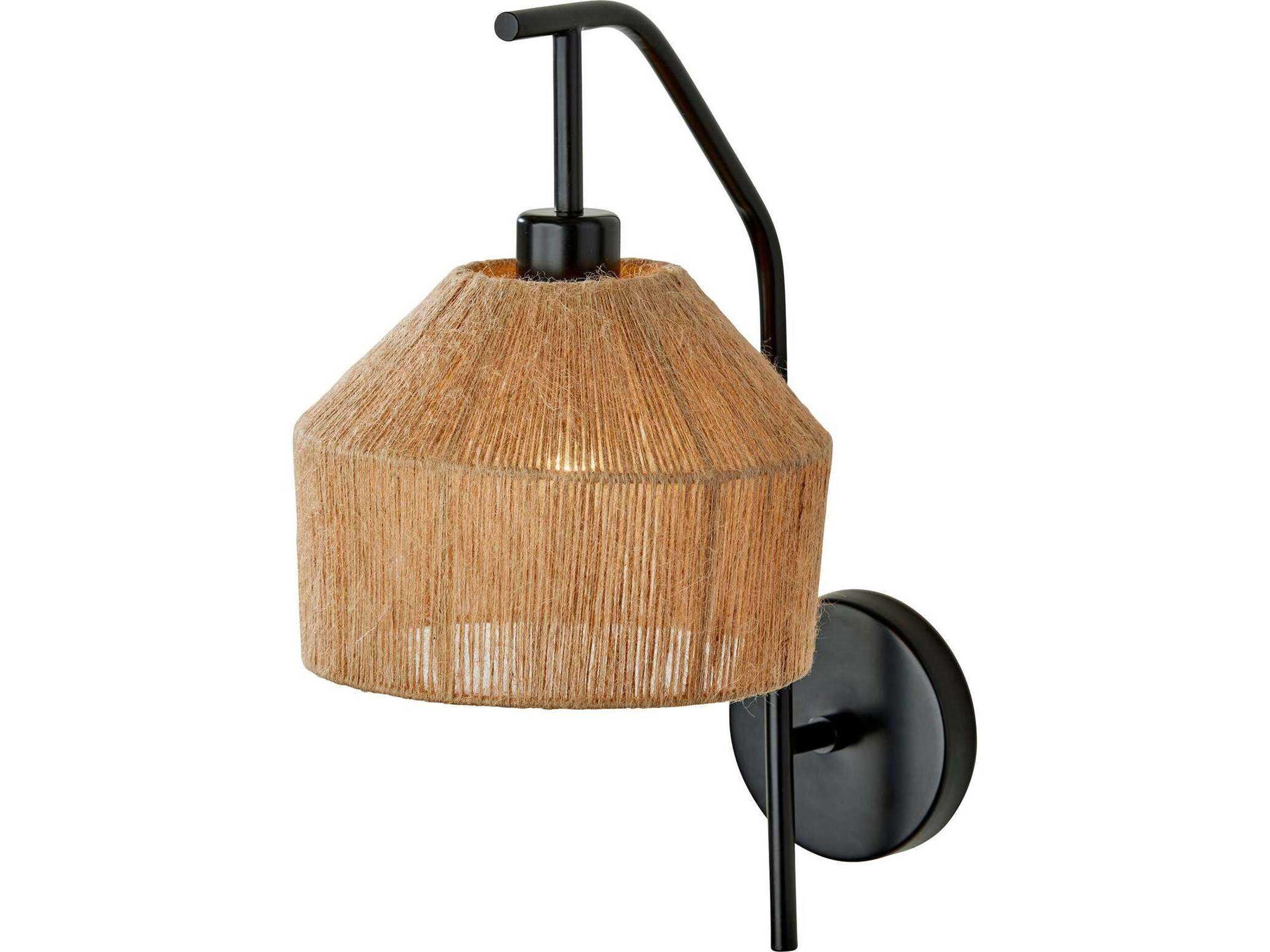 Adesso Amalfi Black Wall Sconce