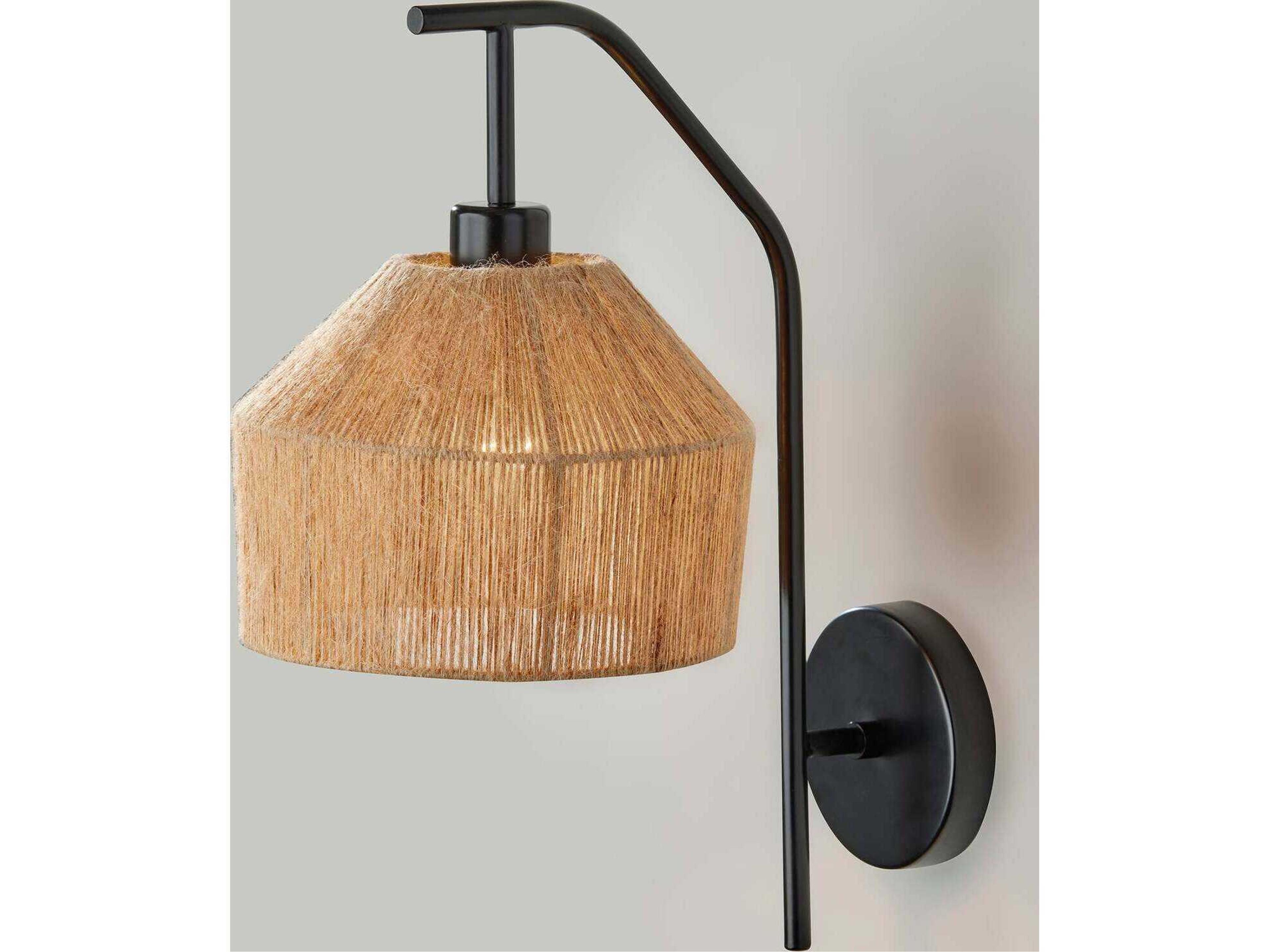 Adesso Amalfi Black Wall Sconce
