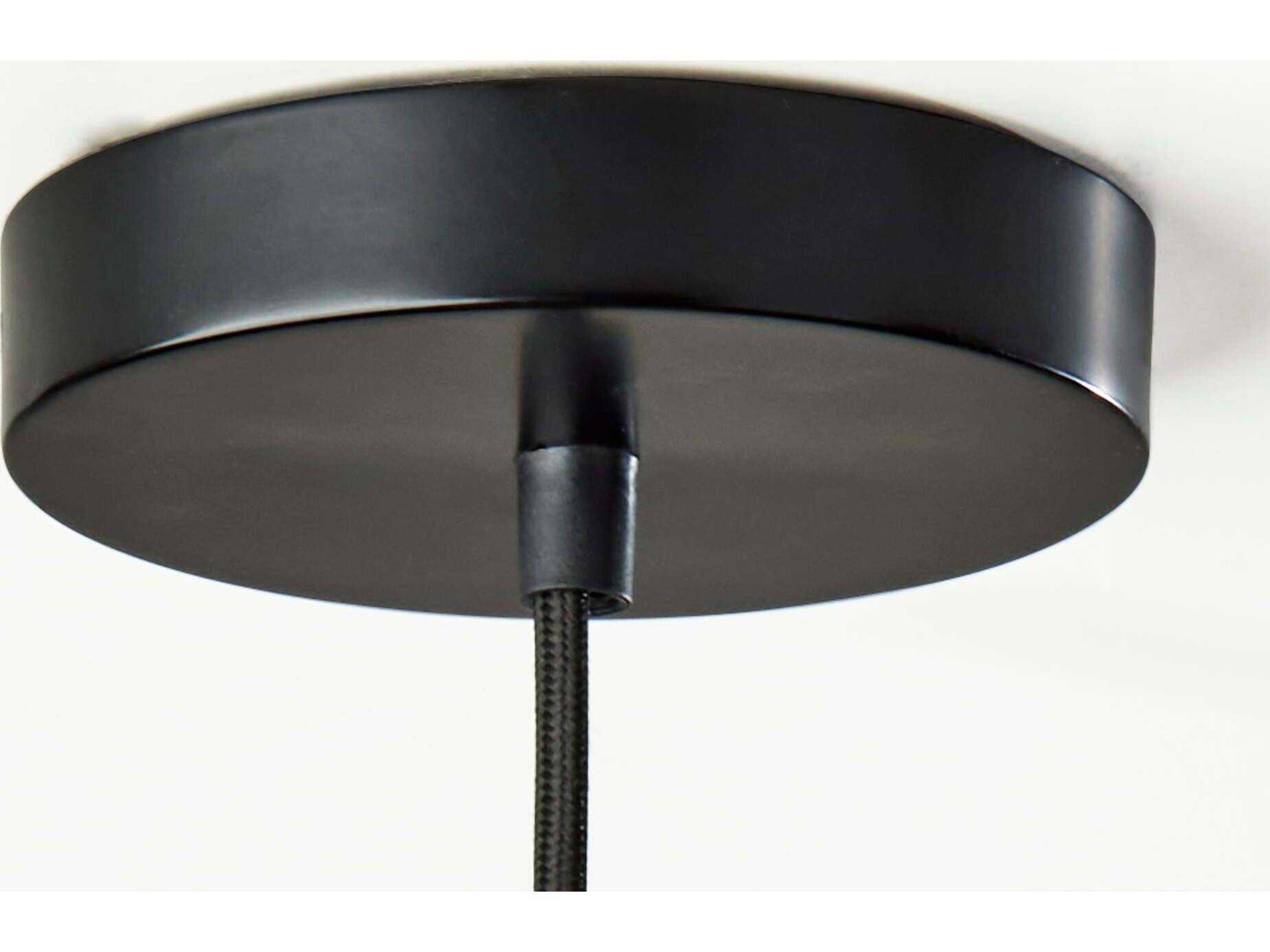 Adesso Amalfi Black Dome Pendant