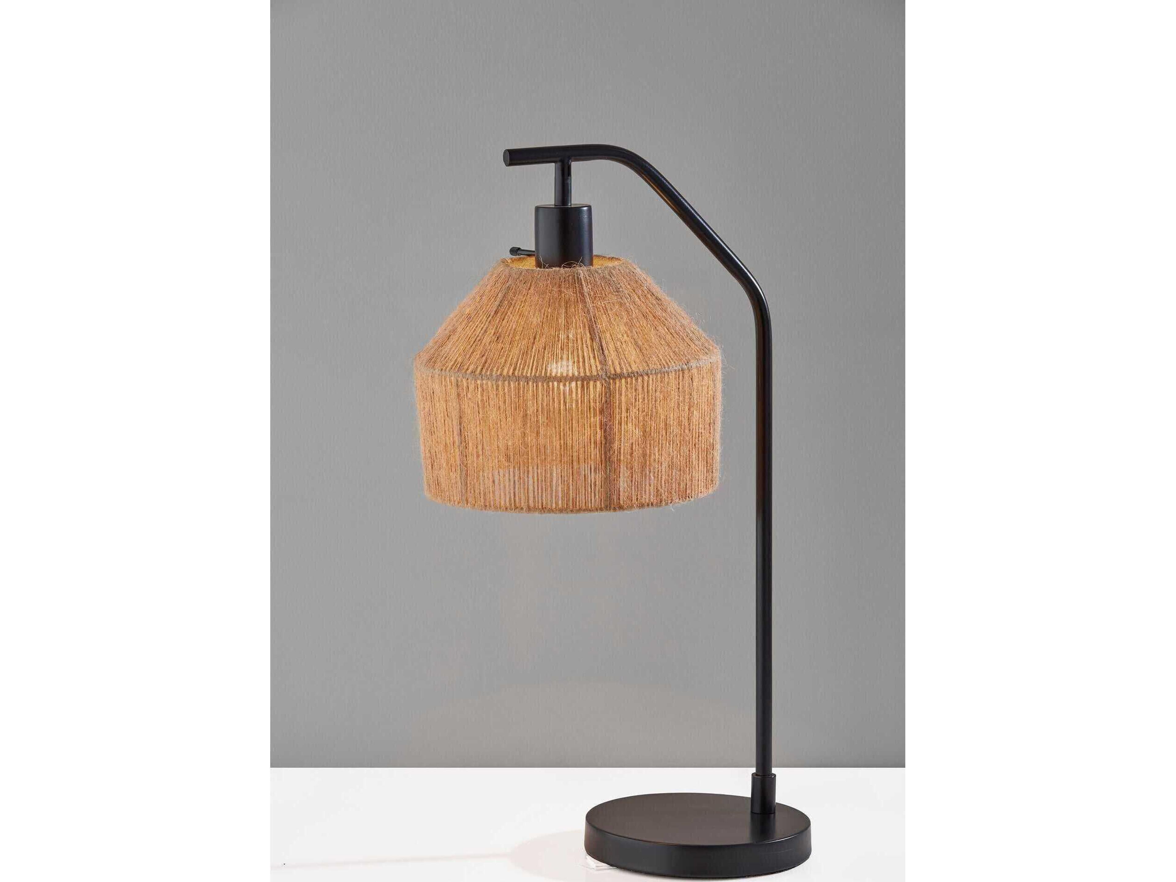 Adesso Amalfi Black Table Lamp