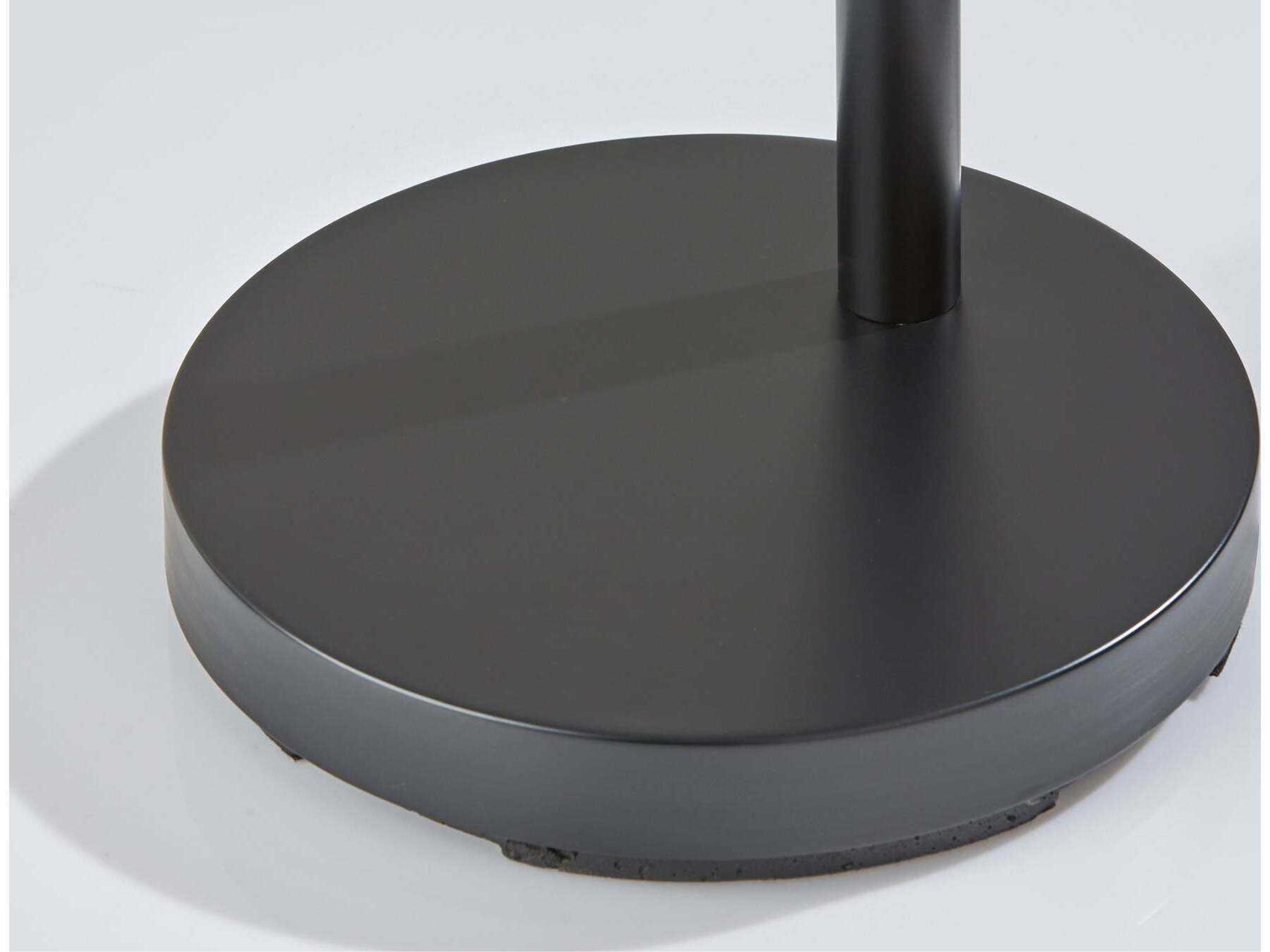 Adesso Amalfi Black Floor Lamp