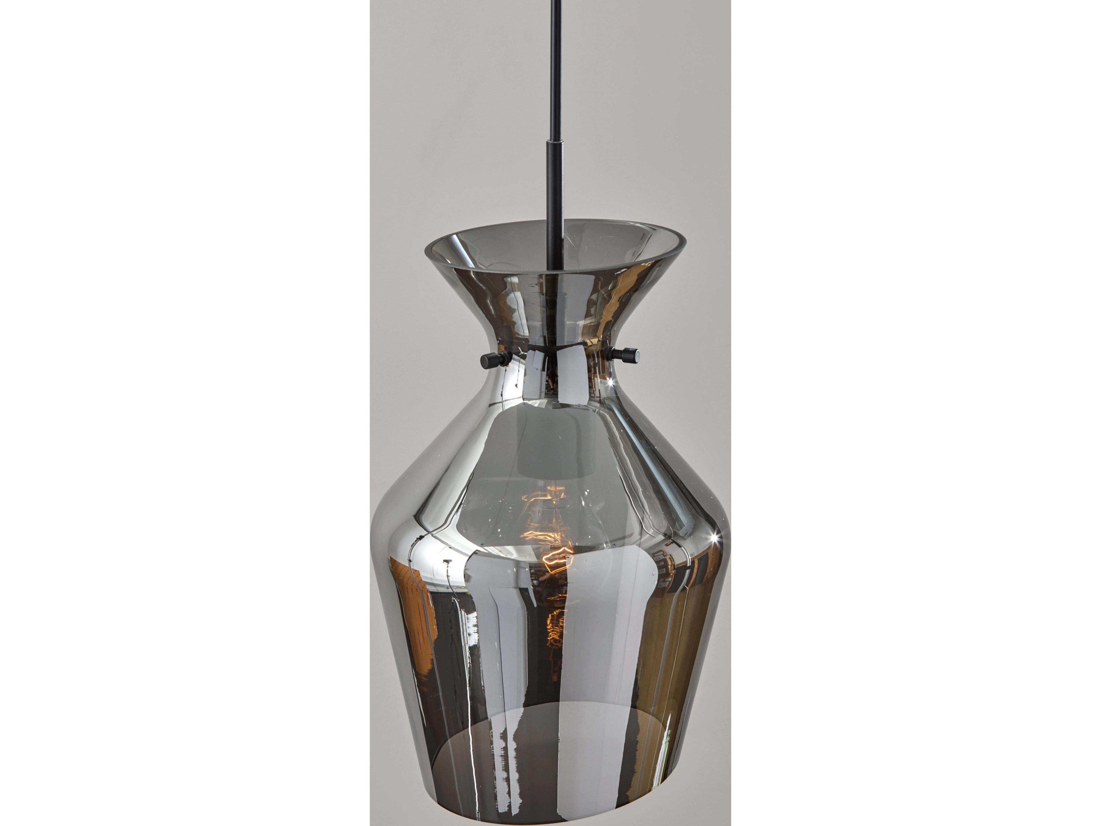 Adesso Tate Black Mini Pendant