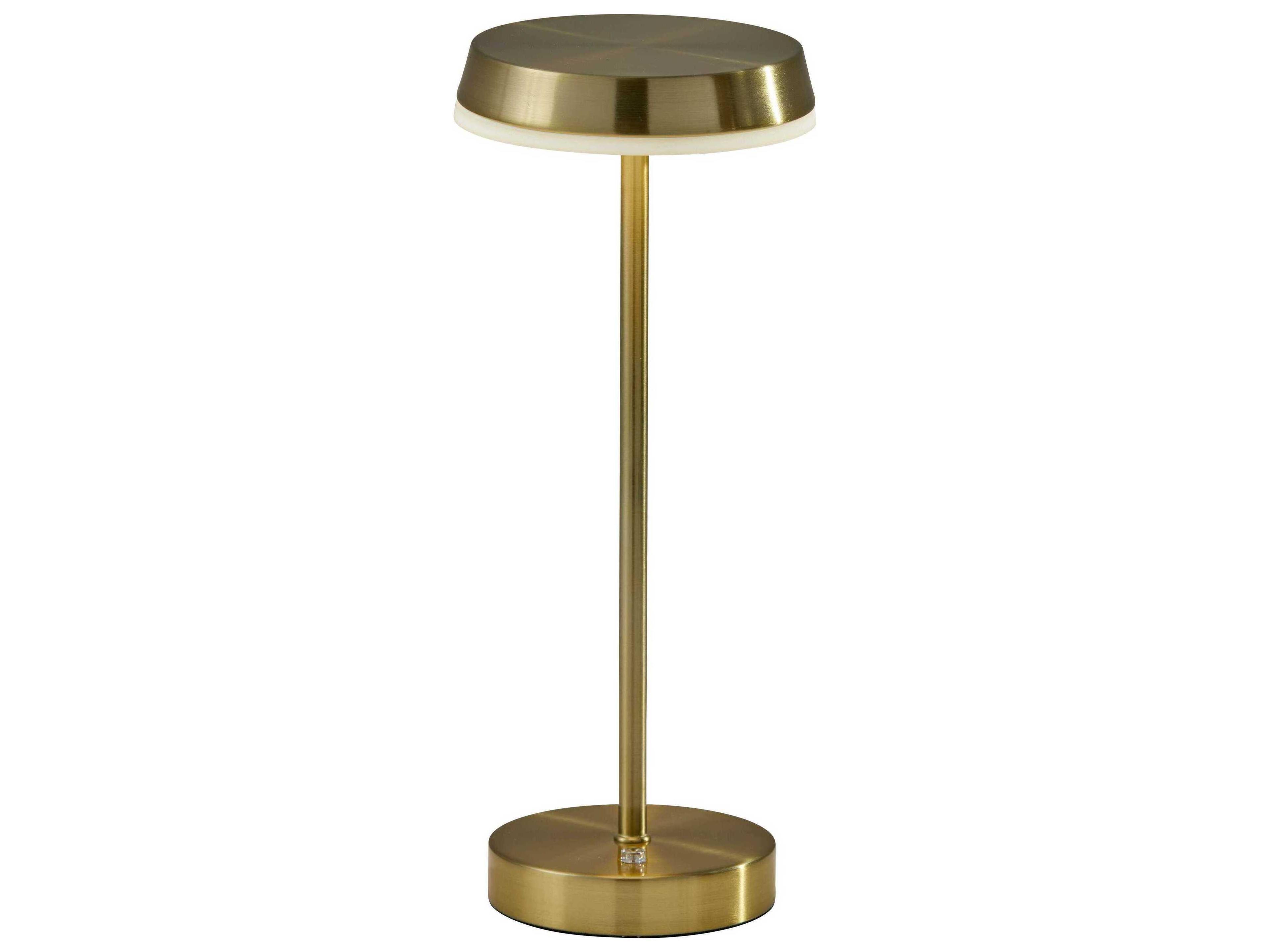 Tommy LED Table Lamp Antique Brass Cordless