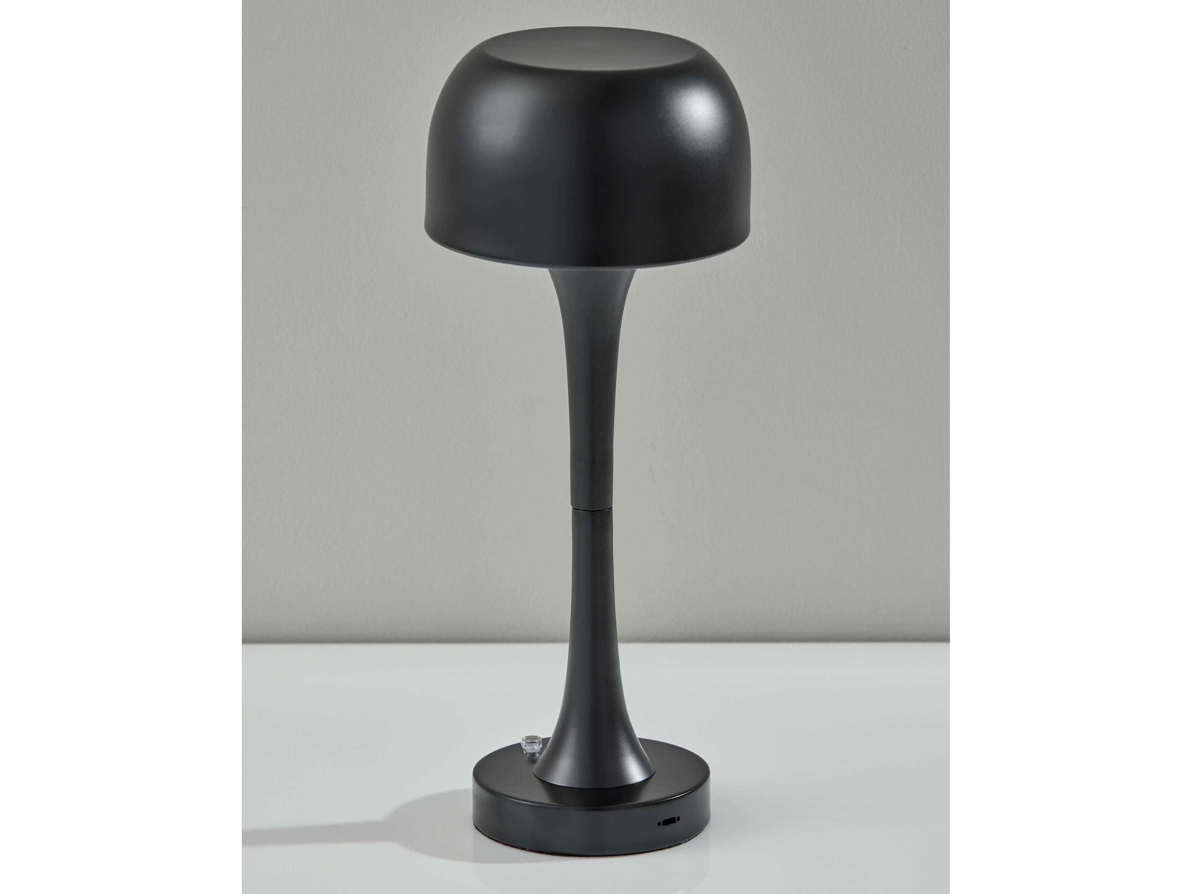 Adesso Jimmy Black Metal Table Lamp