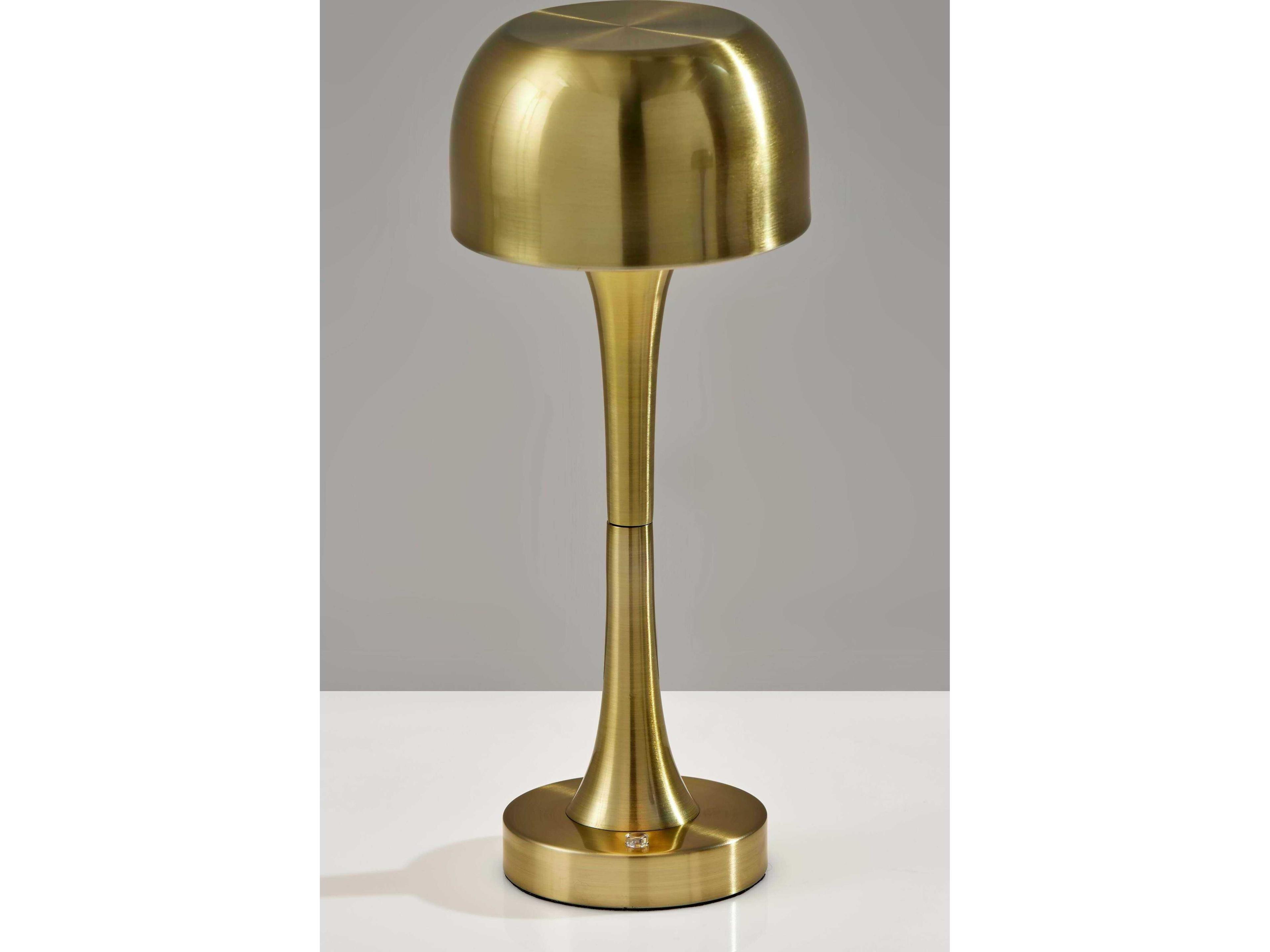 Adesso Jimmy Antique Brass Table Lamp