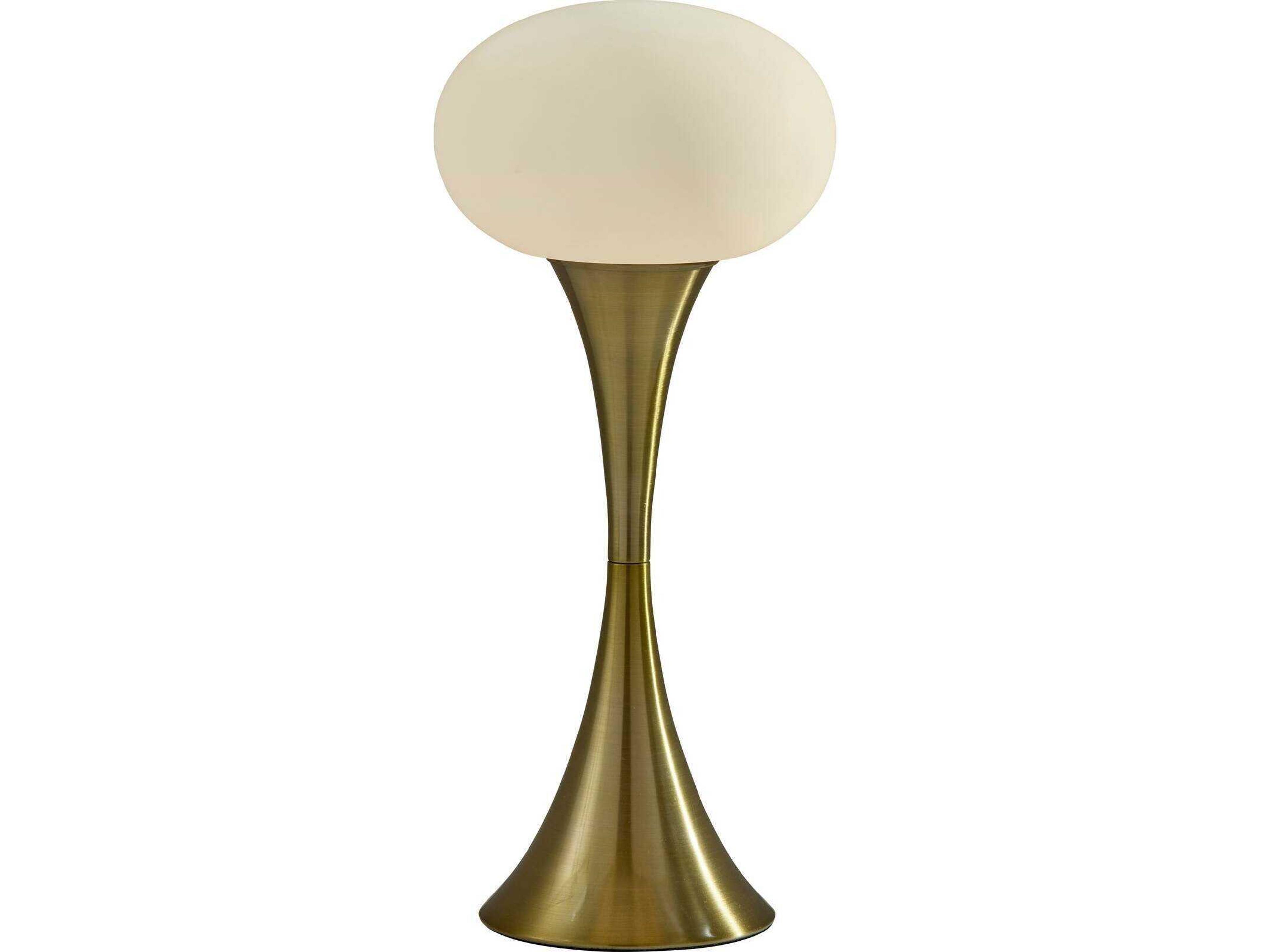Otis Table Lamp in Antique Brass