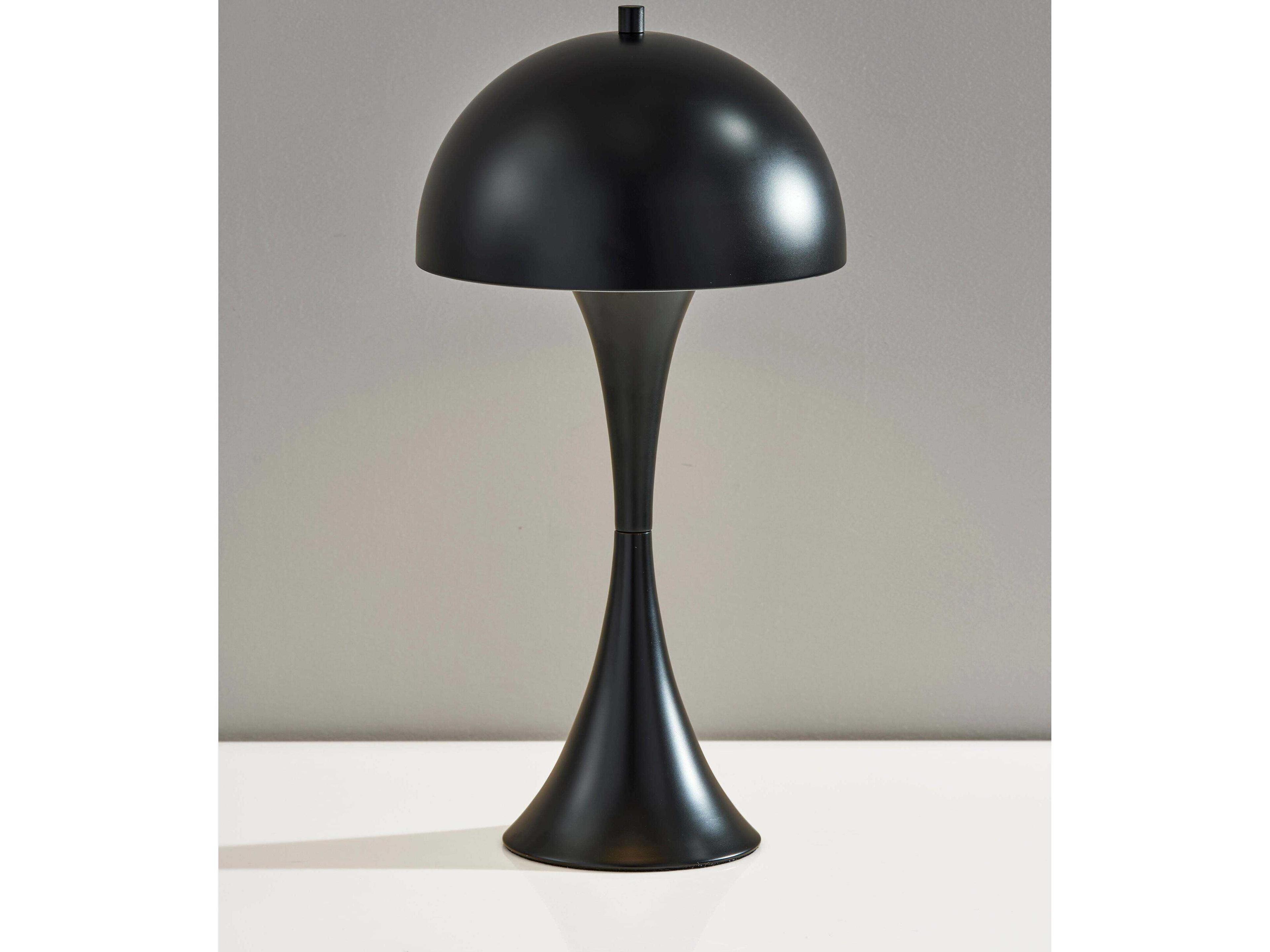 Adesso Lennon Black Metal Table Lamp