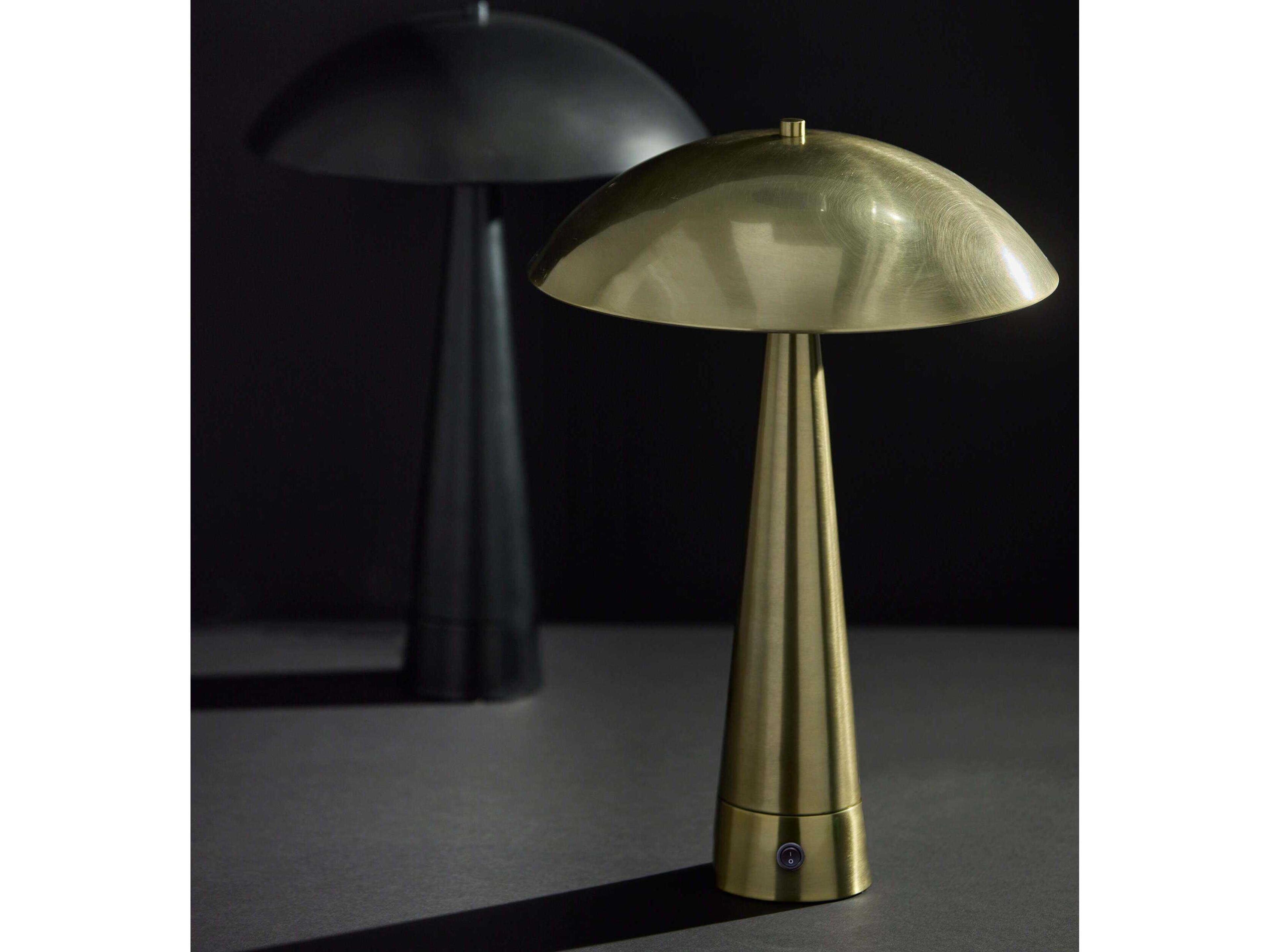 Adesso Vortex Black Table Lamp