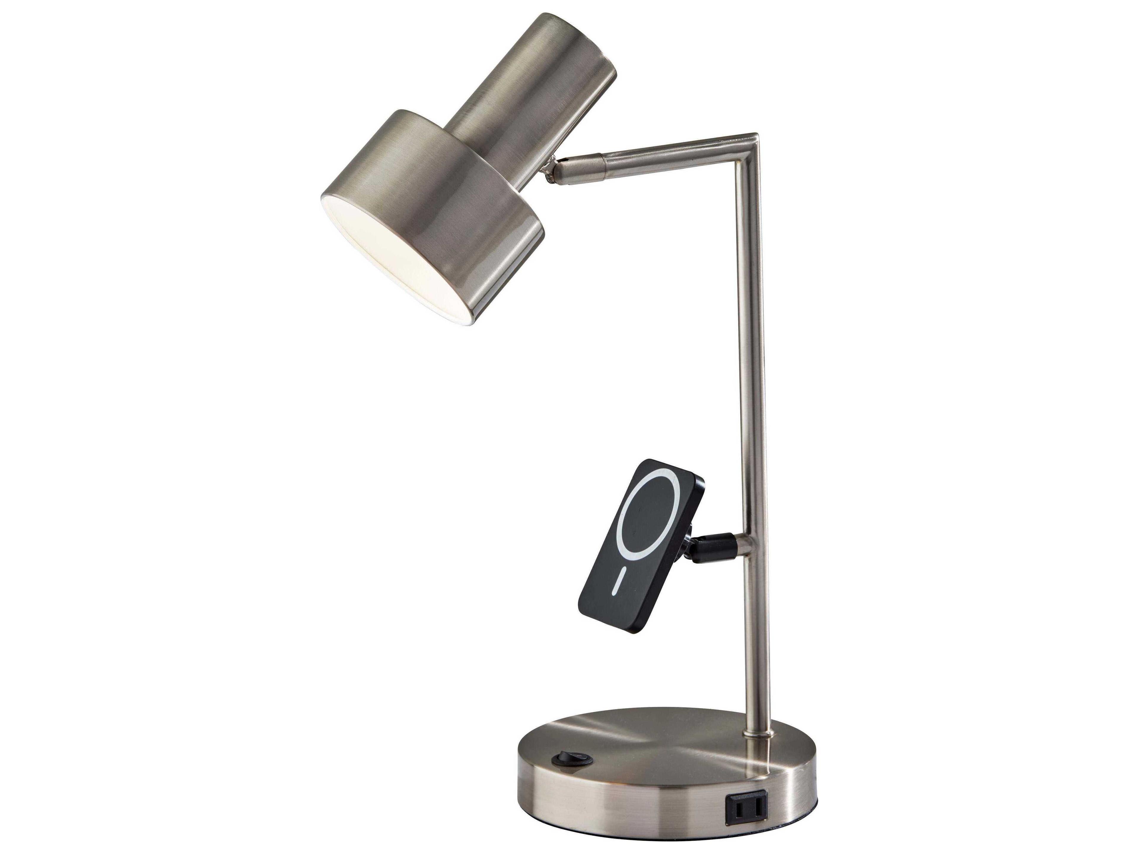 Rowe Supercharger Desk Lamp with Wireless Charging