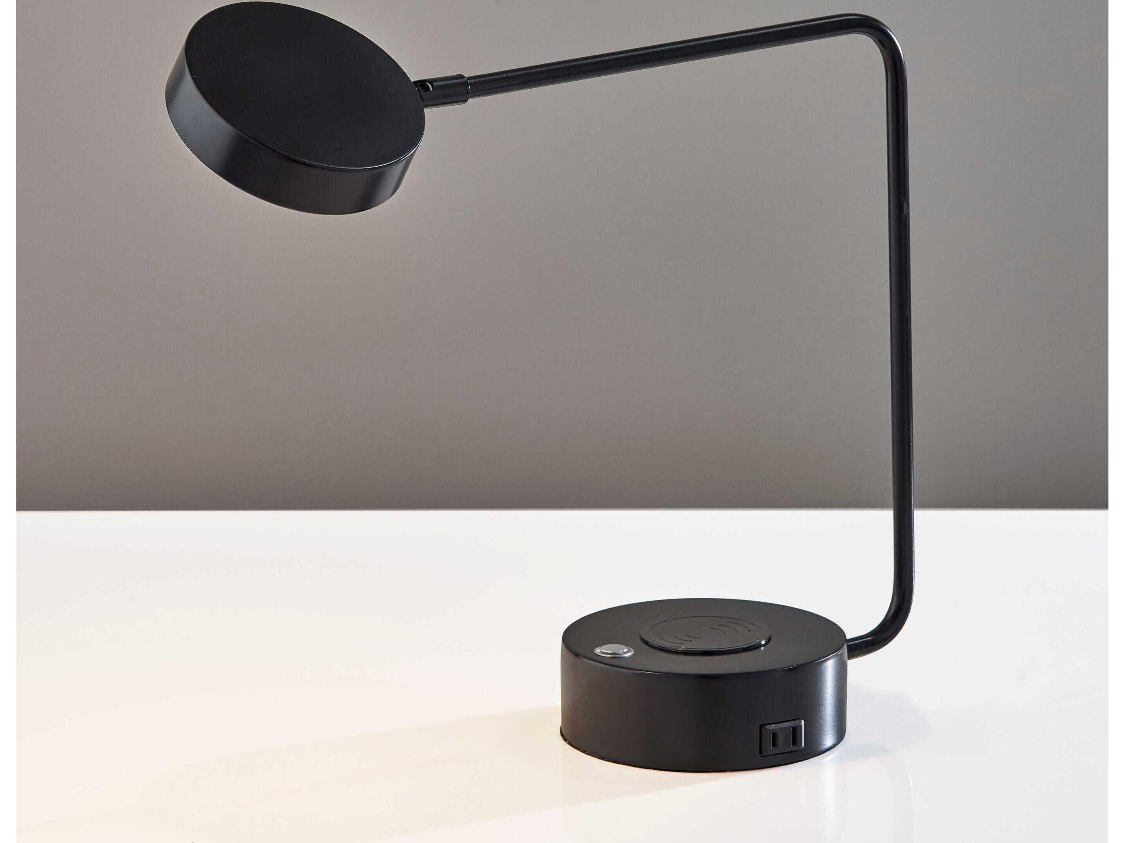 Adesso Viper Black Desk Lamp