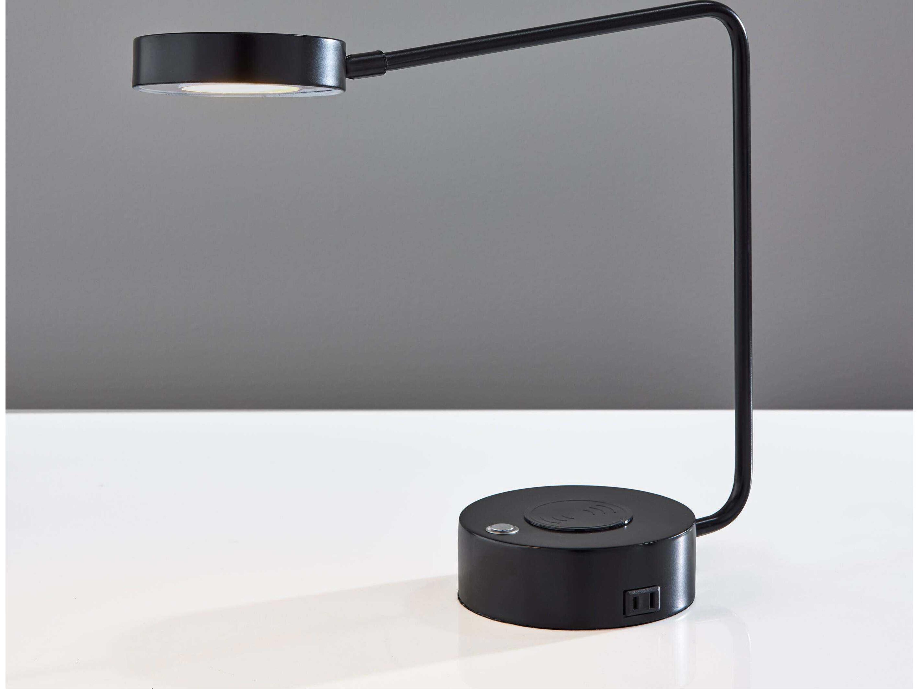 Adesso Viper Black Desk Lamp