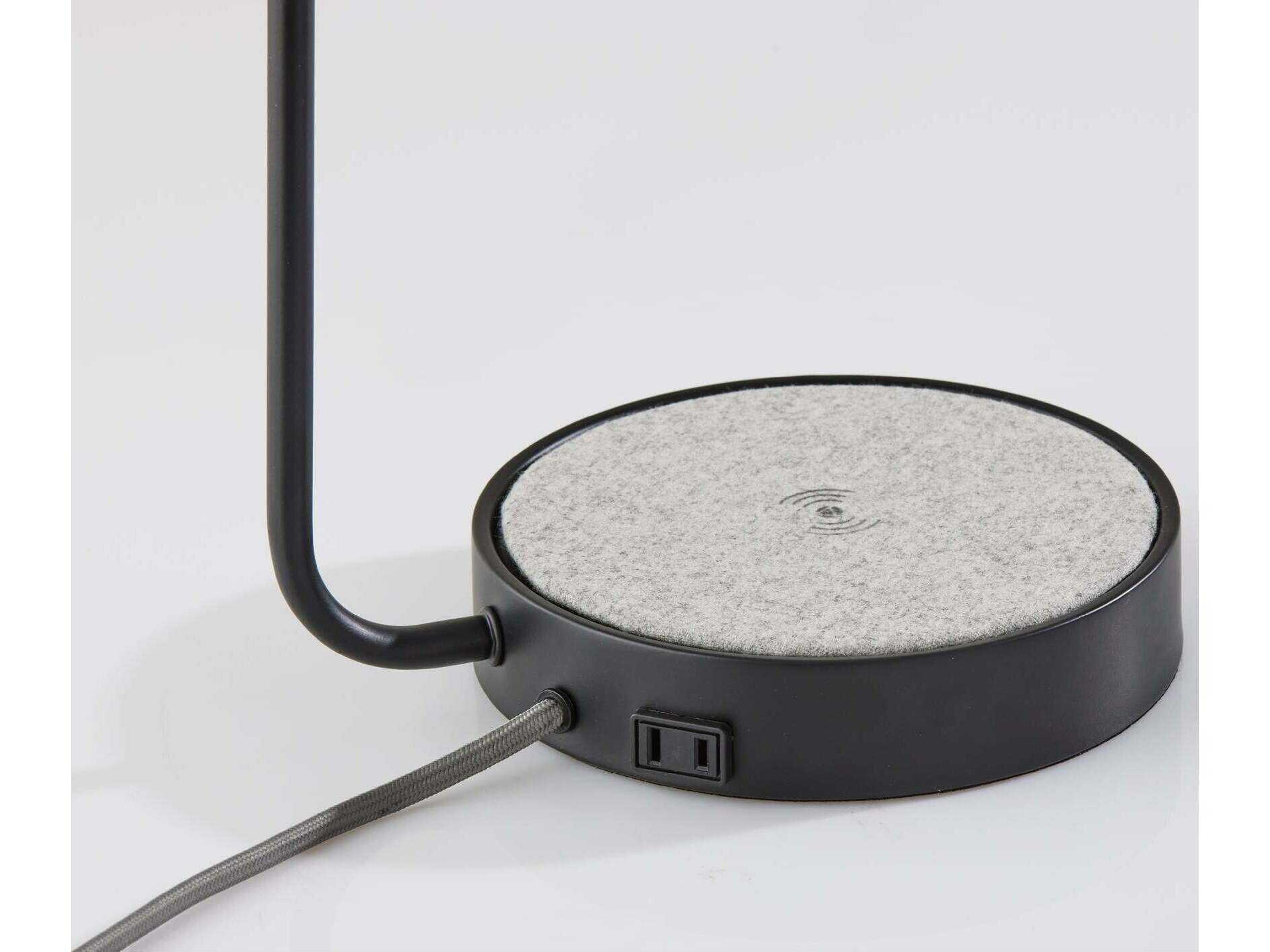 Adesso Brooks Black Desk Lamp