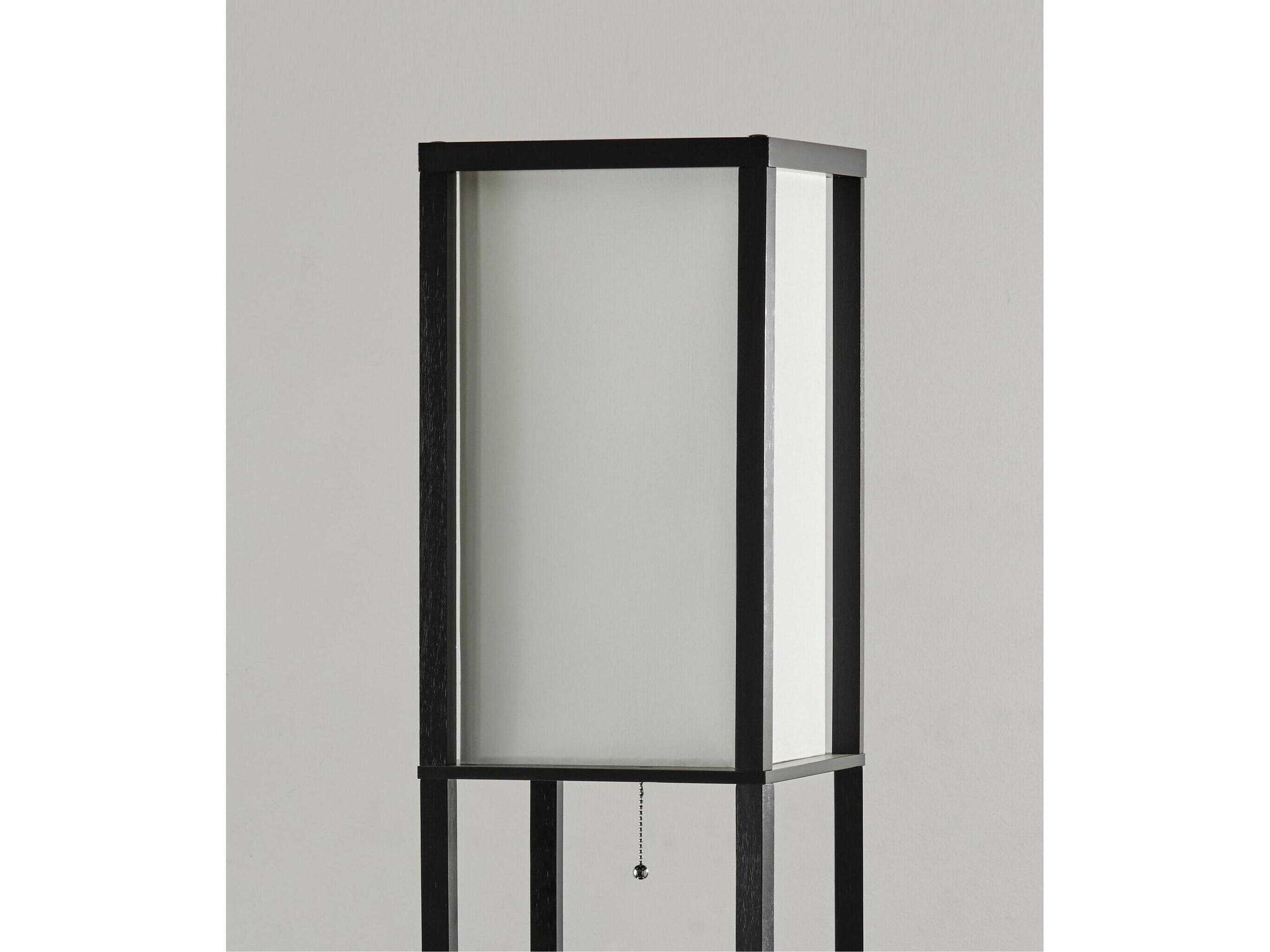 Adesso Titan Black Floor Lamp