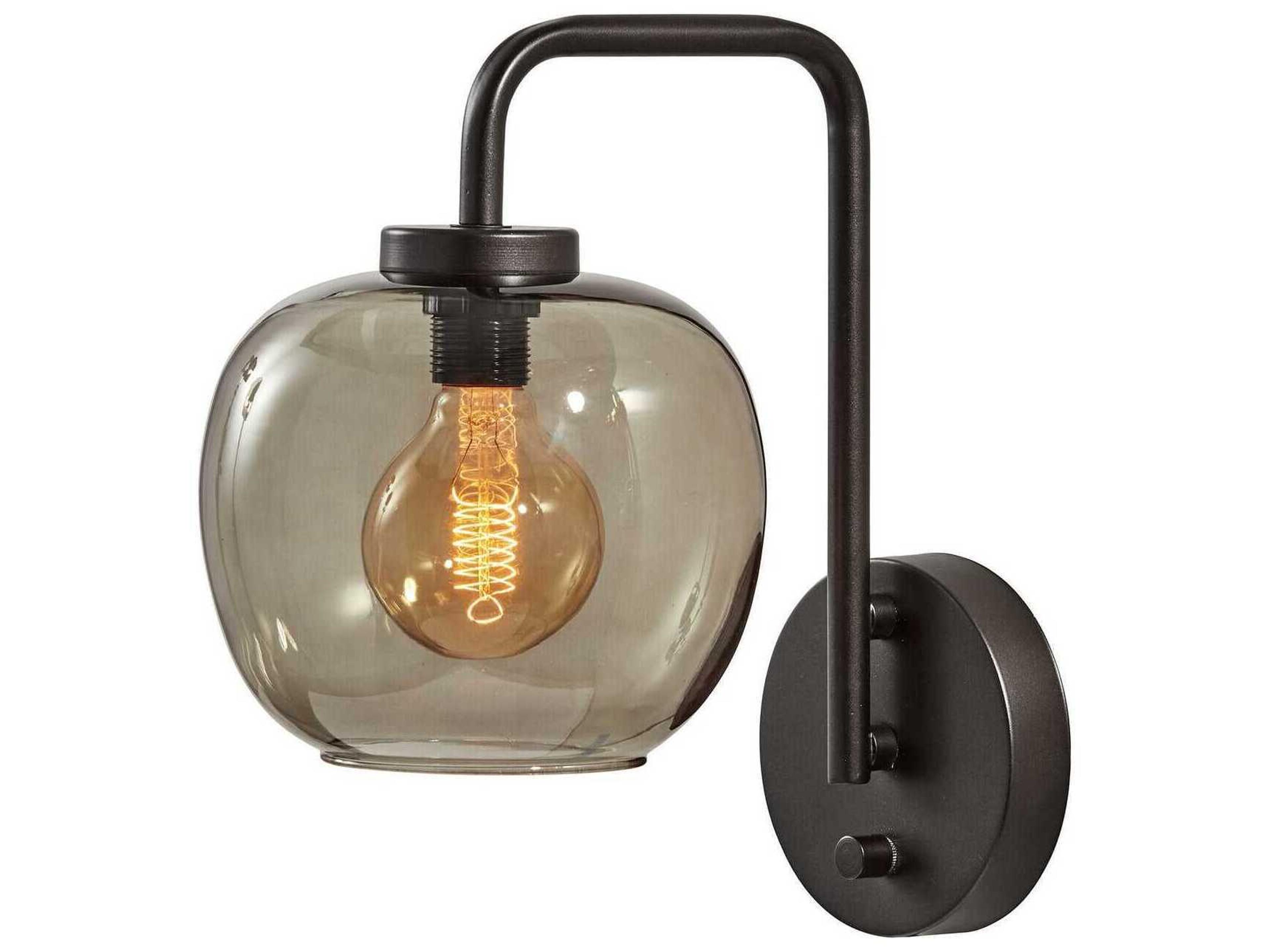 Ashton Wall Lamp in Matte Black