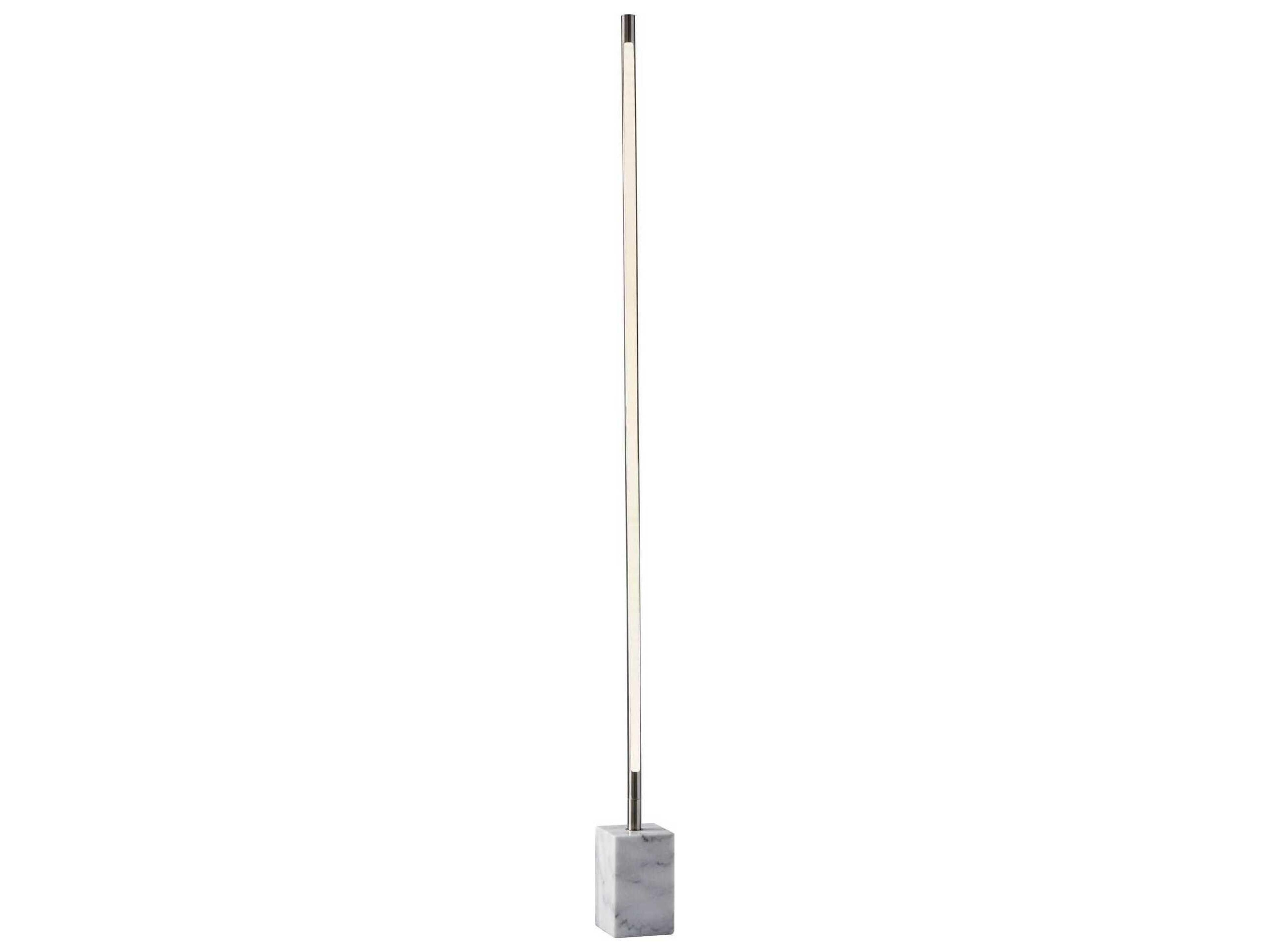 Adesso Felix Brushed Steel Floor Lamp