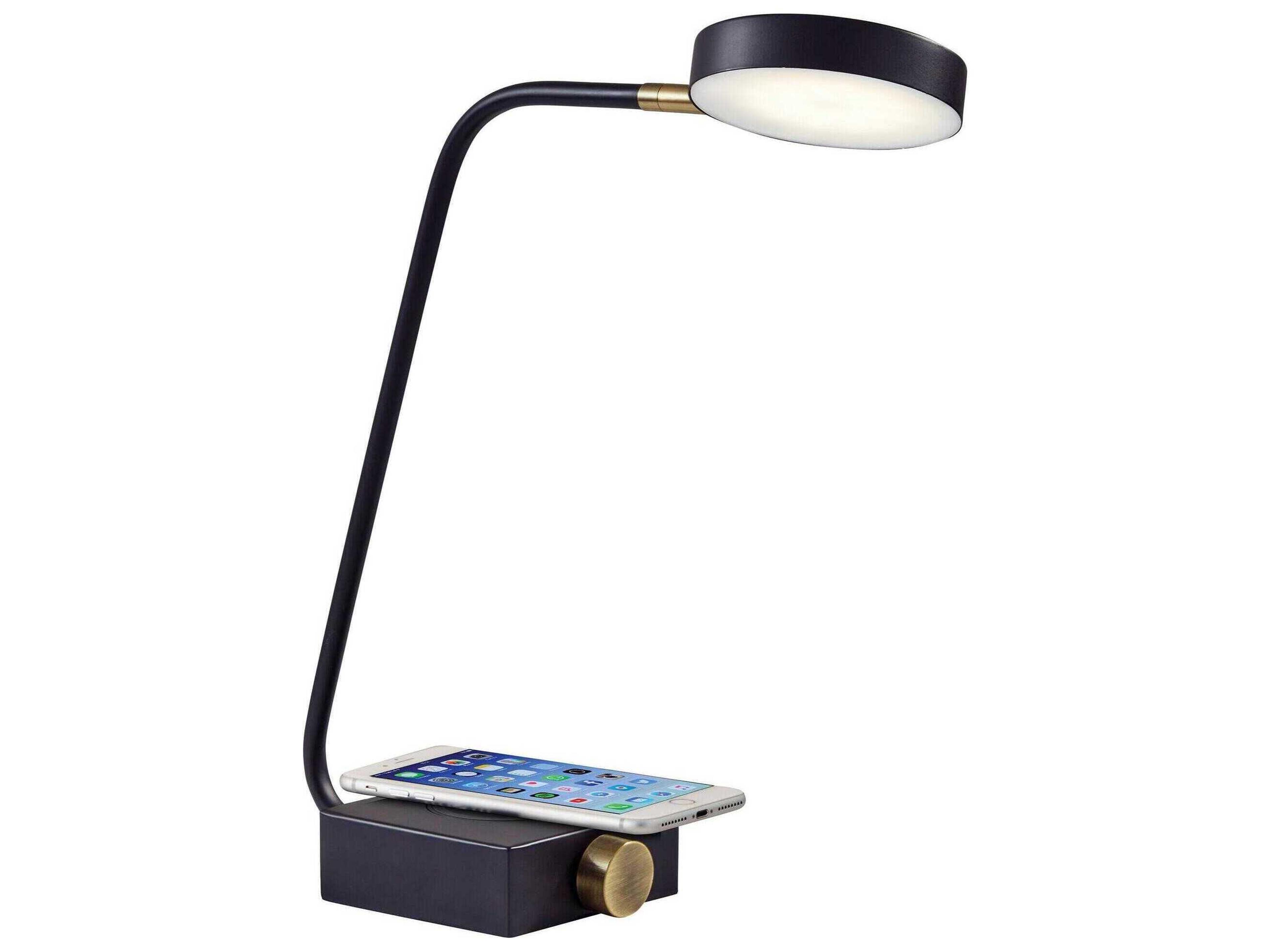 Conrad LED Desk Lamp with Wireless Charging