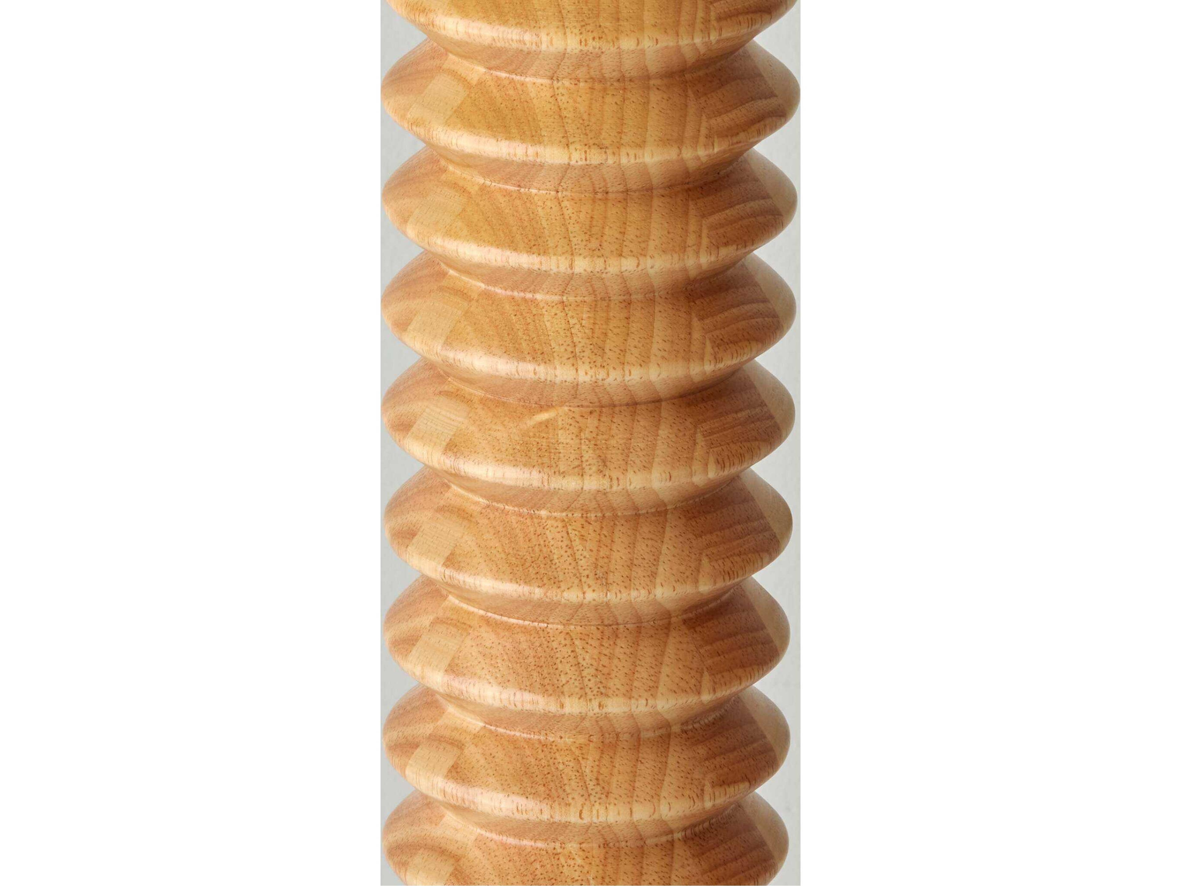 Adesso Judith Black Natural Cream Textured Fabric Floor Lamp