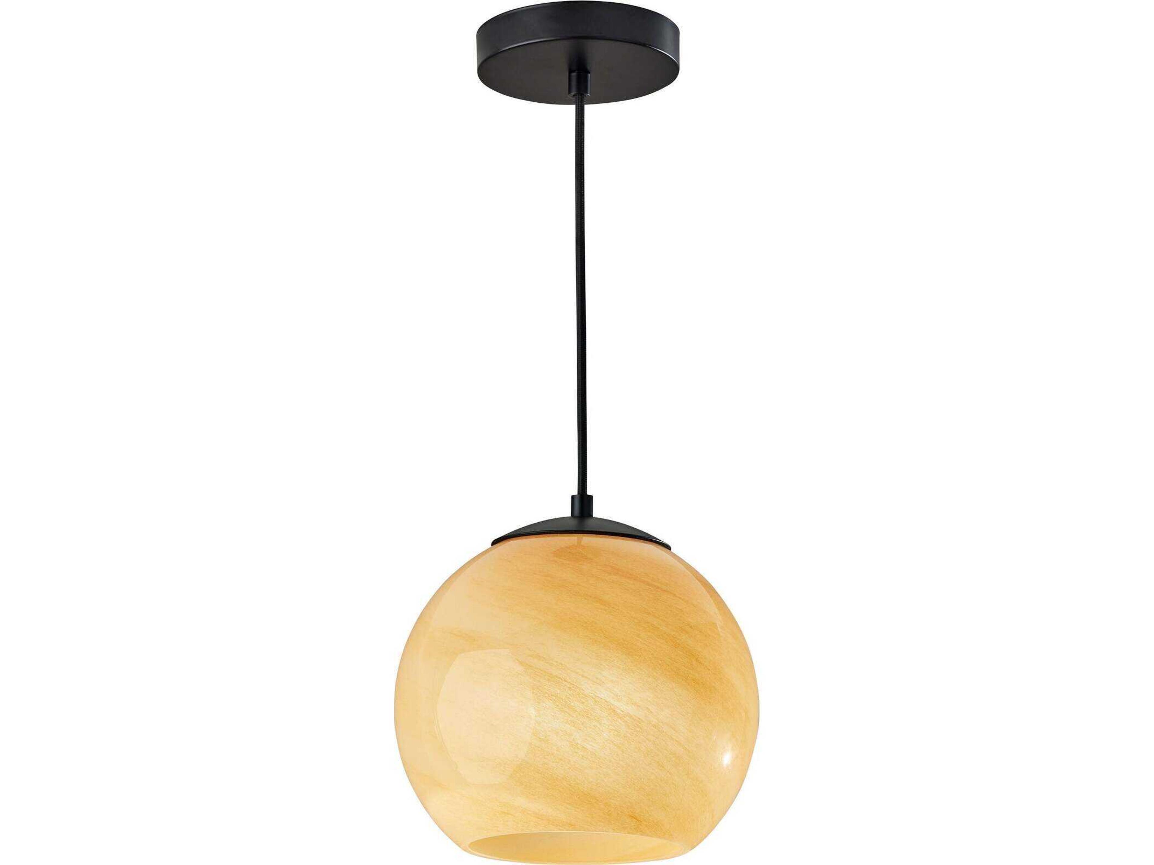 Nolan Pendant Light with Swirl Glass