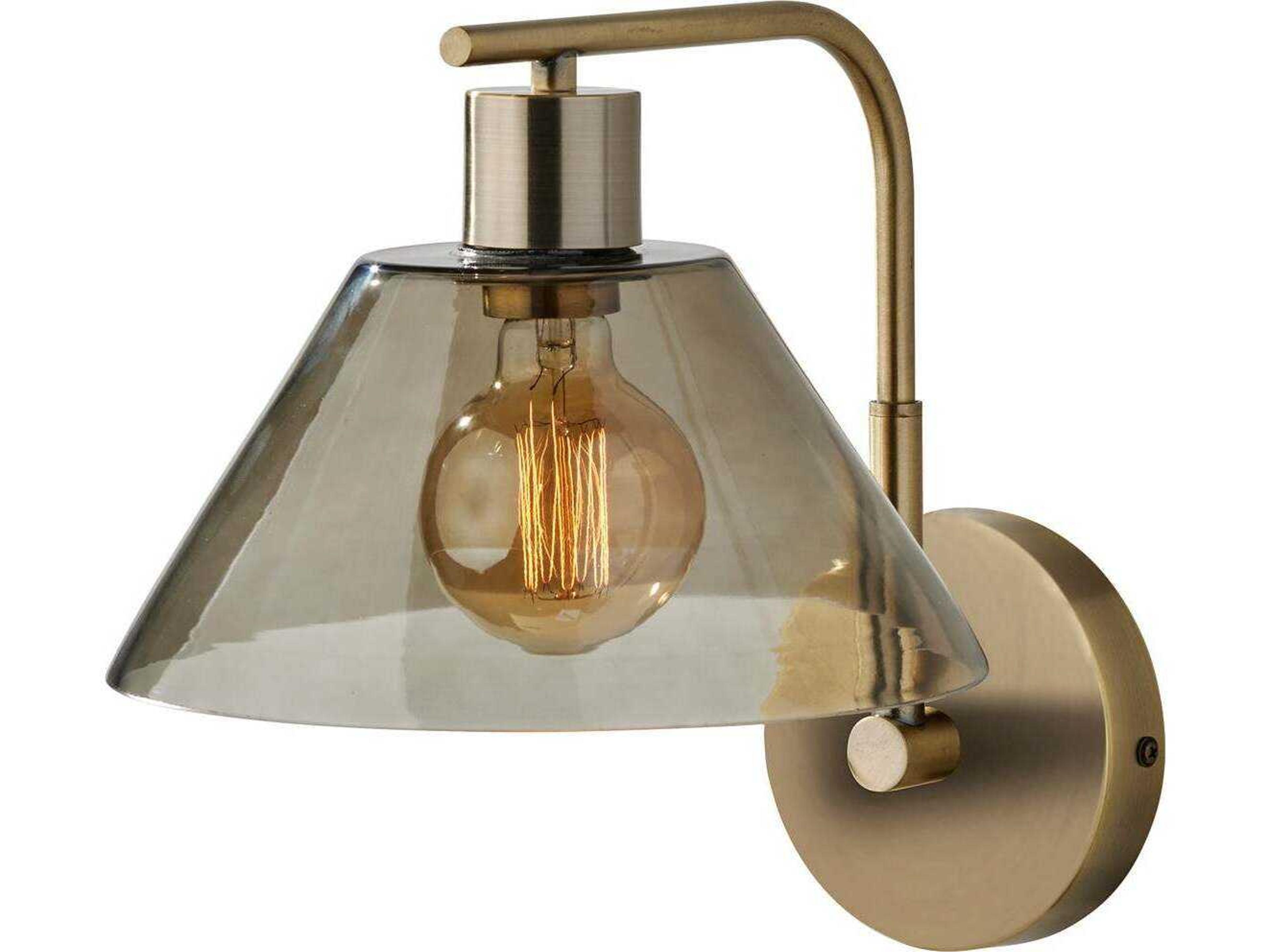 Zoe Wall Sconce In Antique Brass