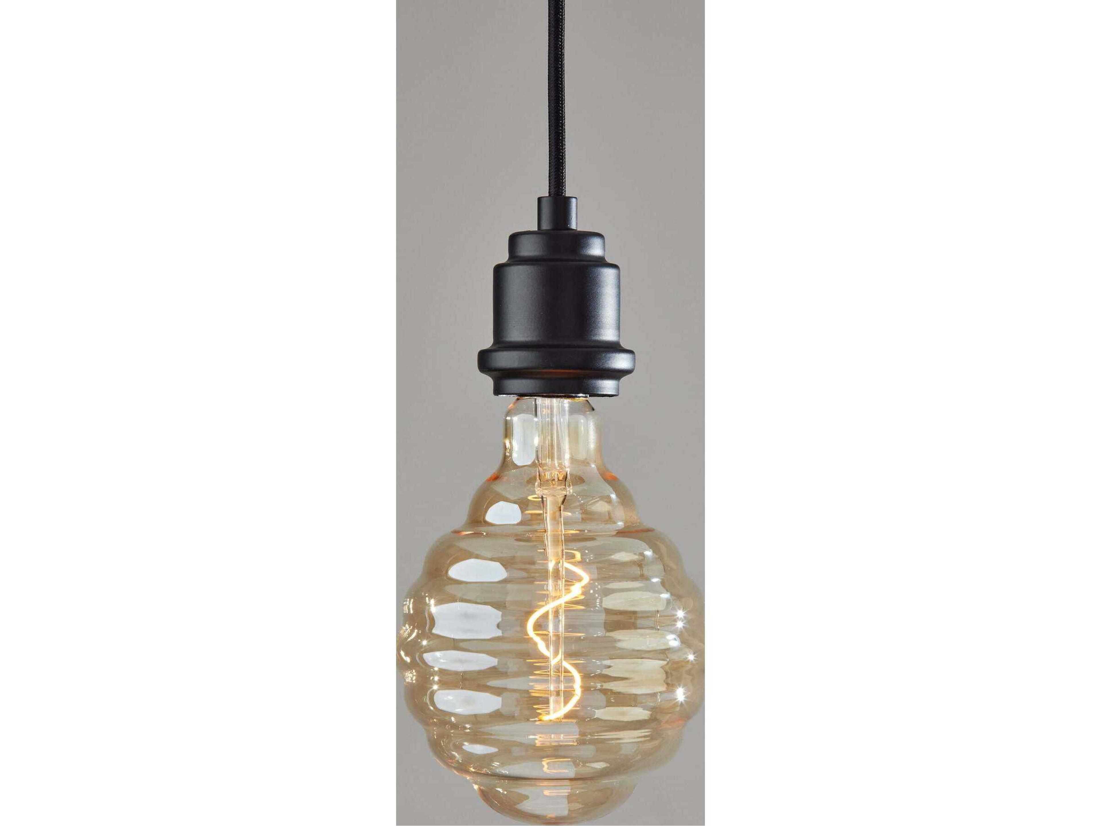 Adesso Wren Black Mini Pendant