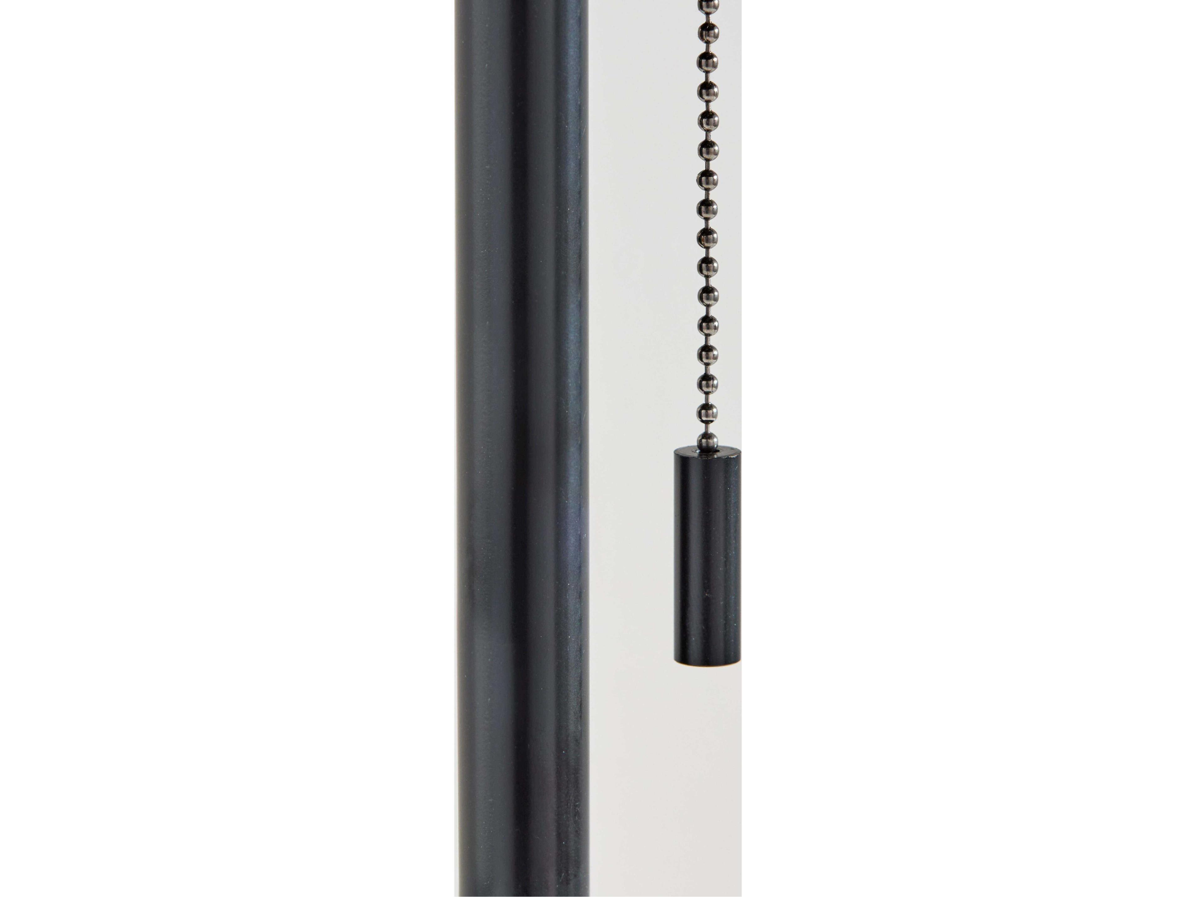 Adesso Gardner Black Rope Table Lamp