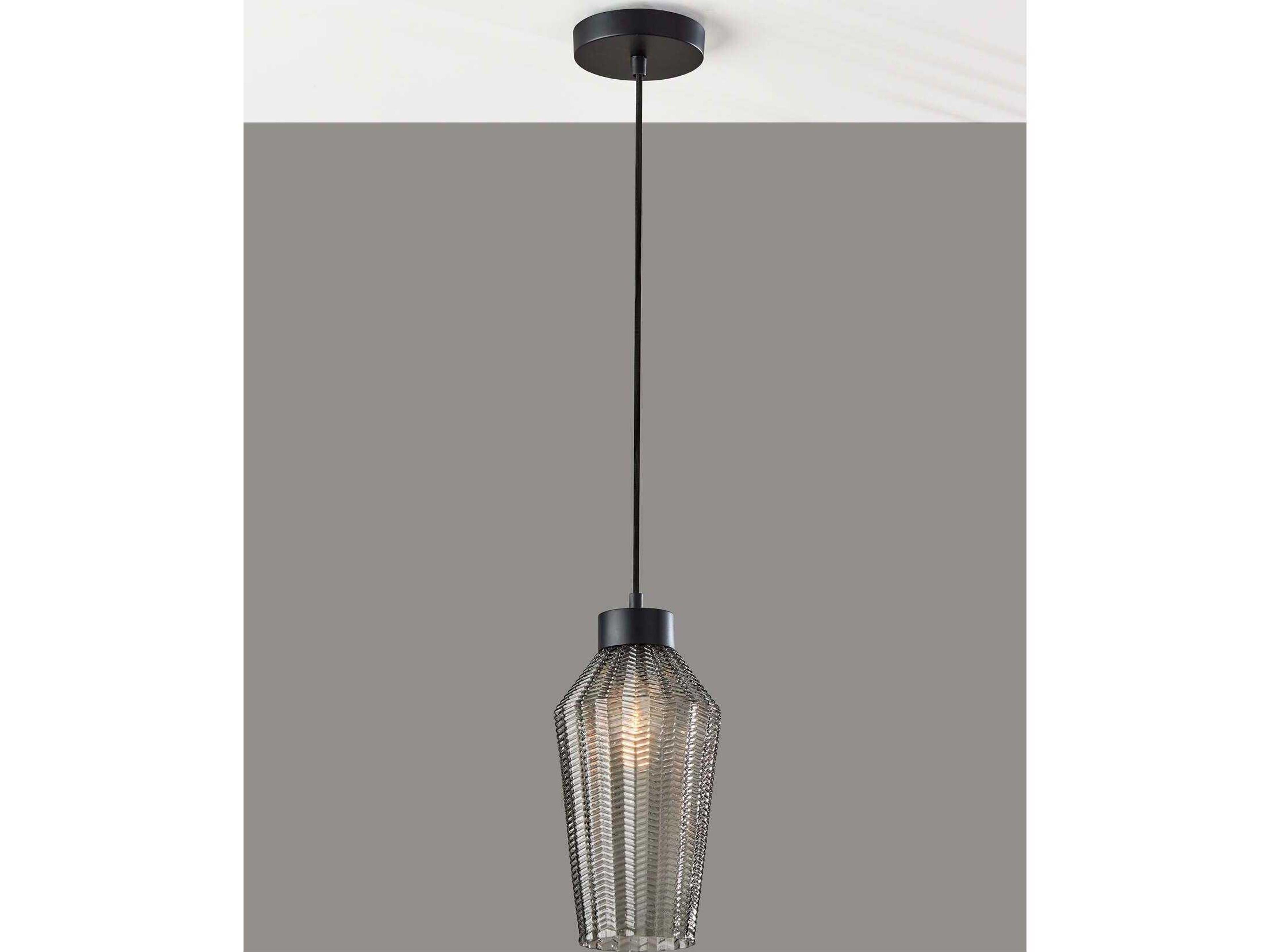 Adesso Belfry Black Mini Pendant