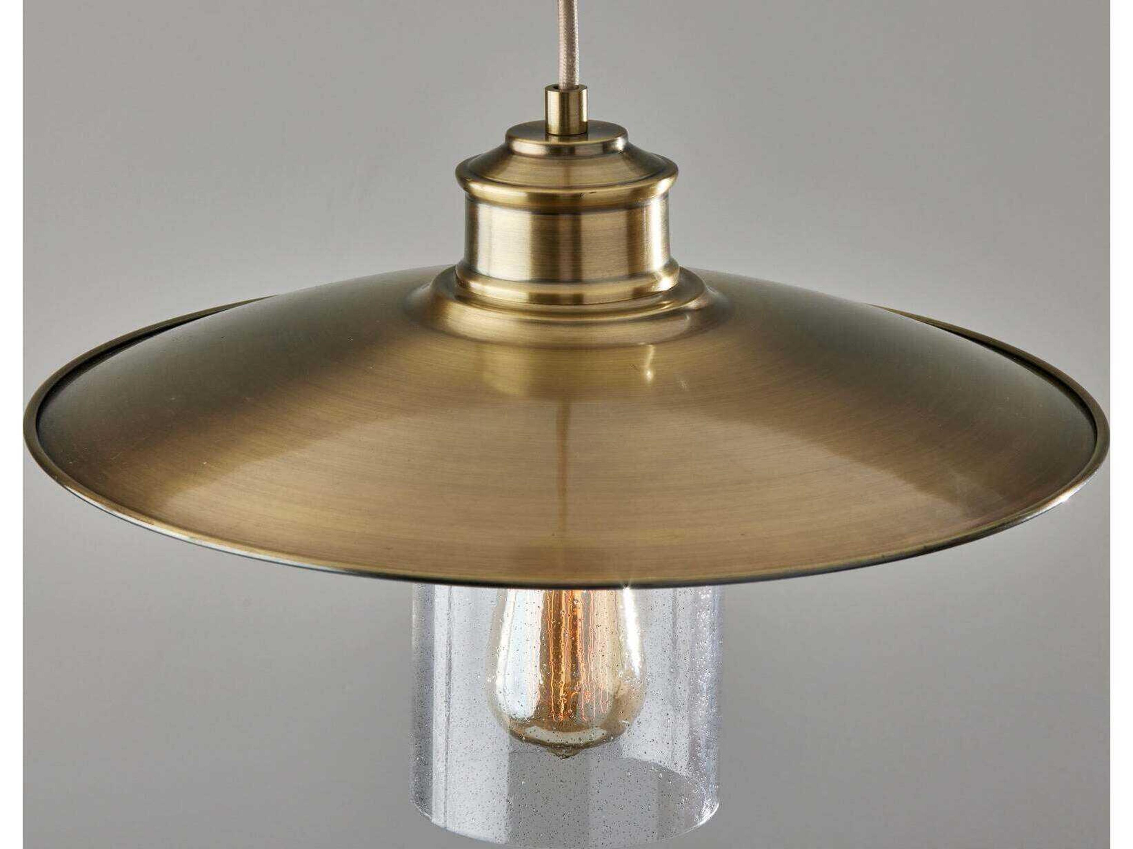 Adesso Kieran Antique Brass Pendant