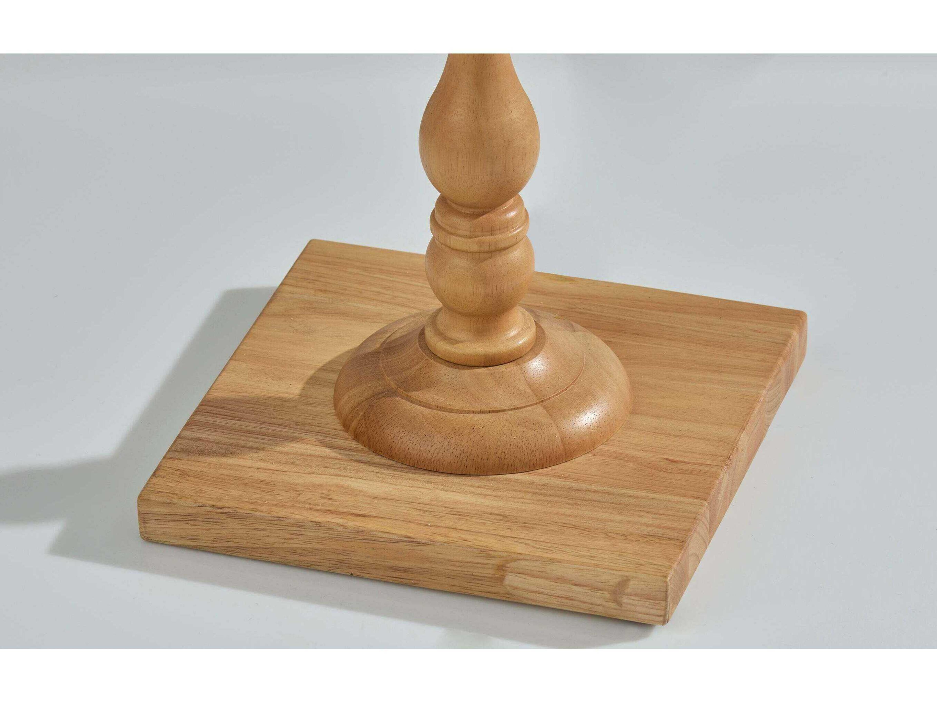 Adesso Rigby Natural White Boucle Fabric Wood Traditional Floor Lamp