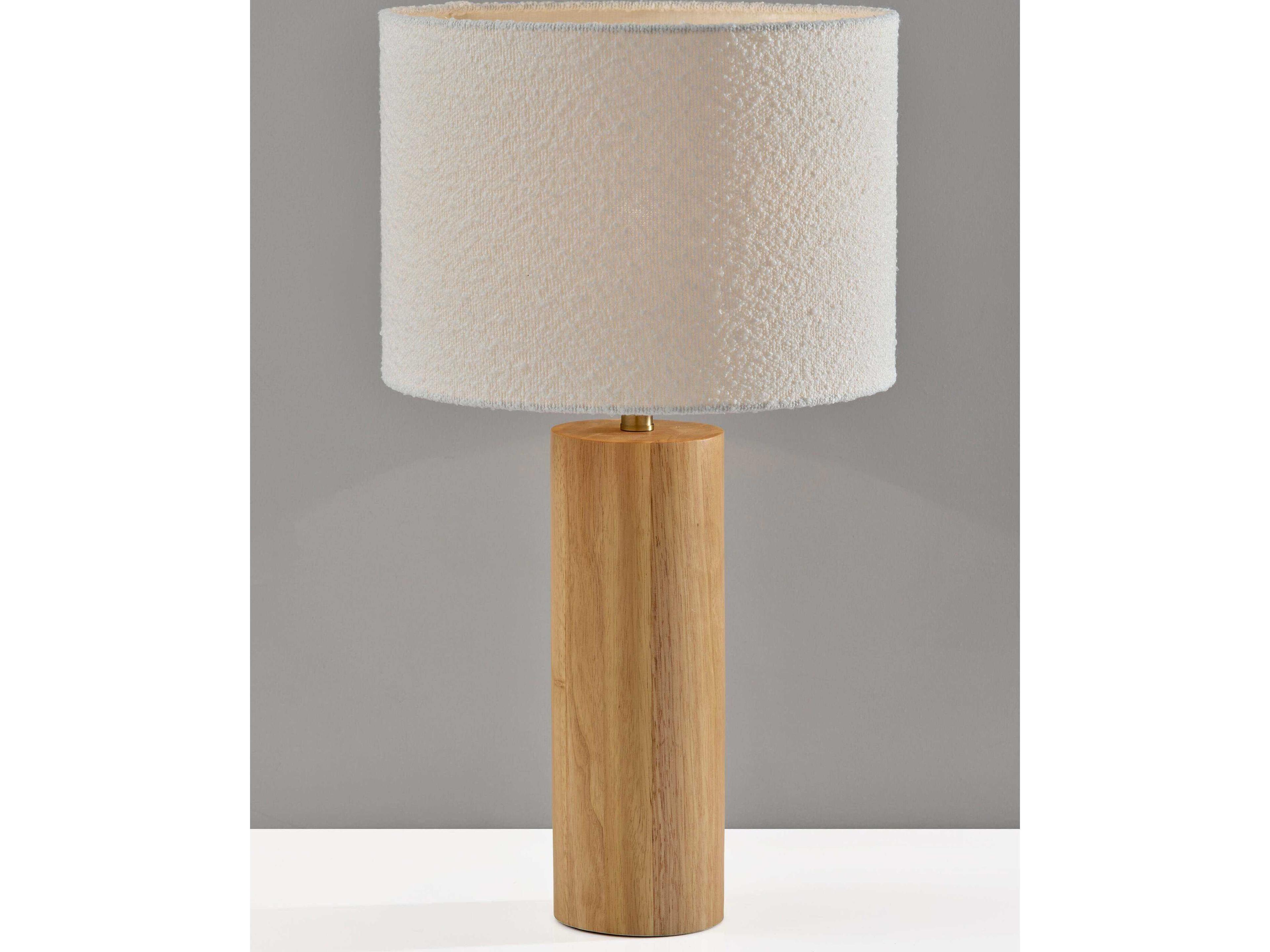 Adesso Brayden Natural Wood Buffet Lamp