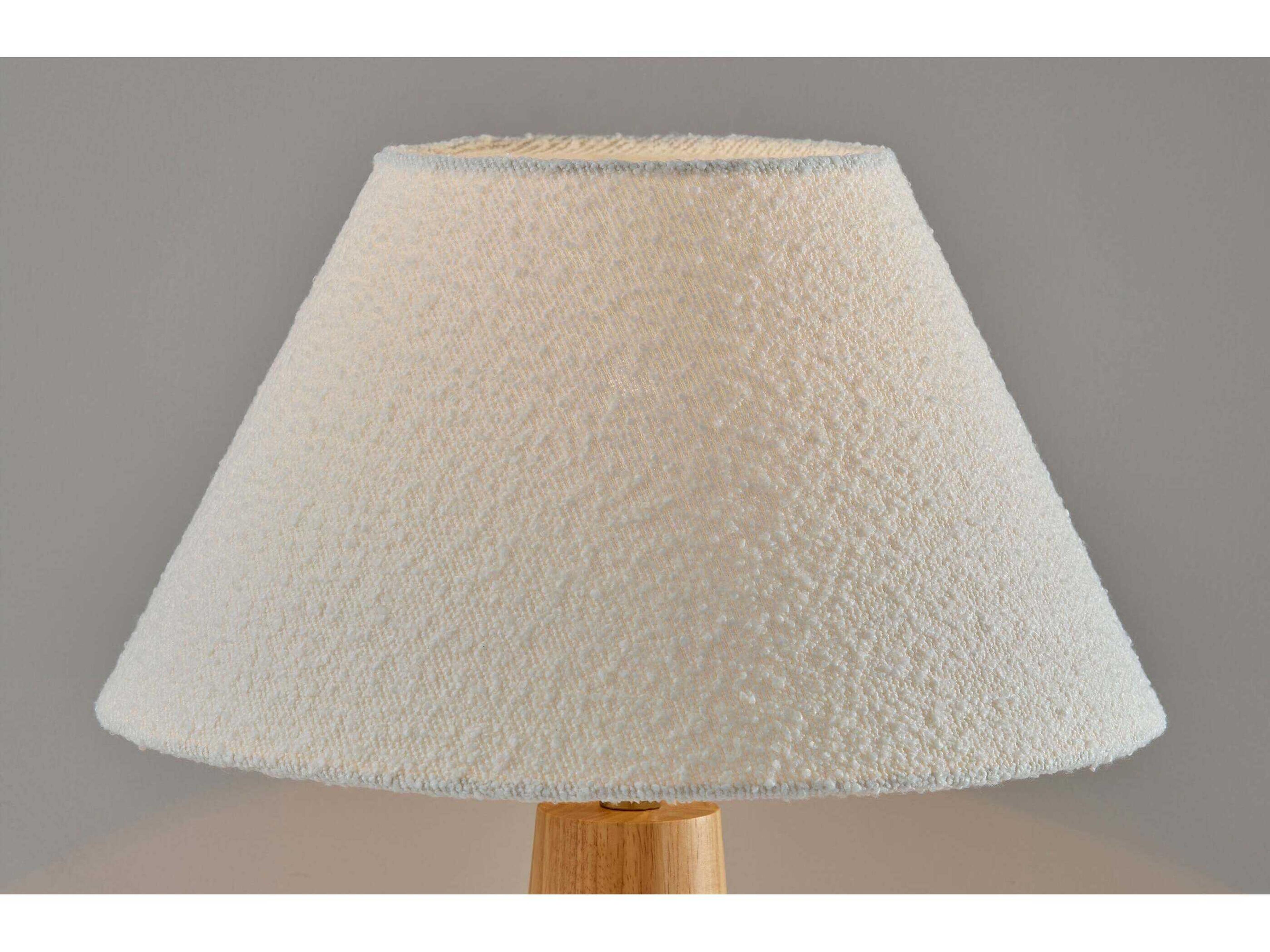 Adesso Brayden Natural Wood Buffet Lamp