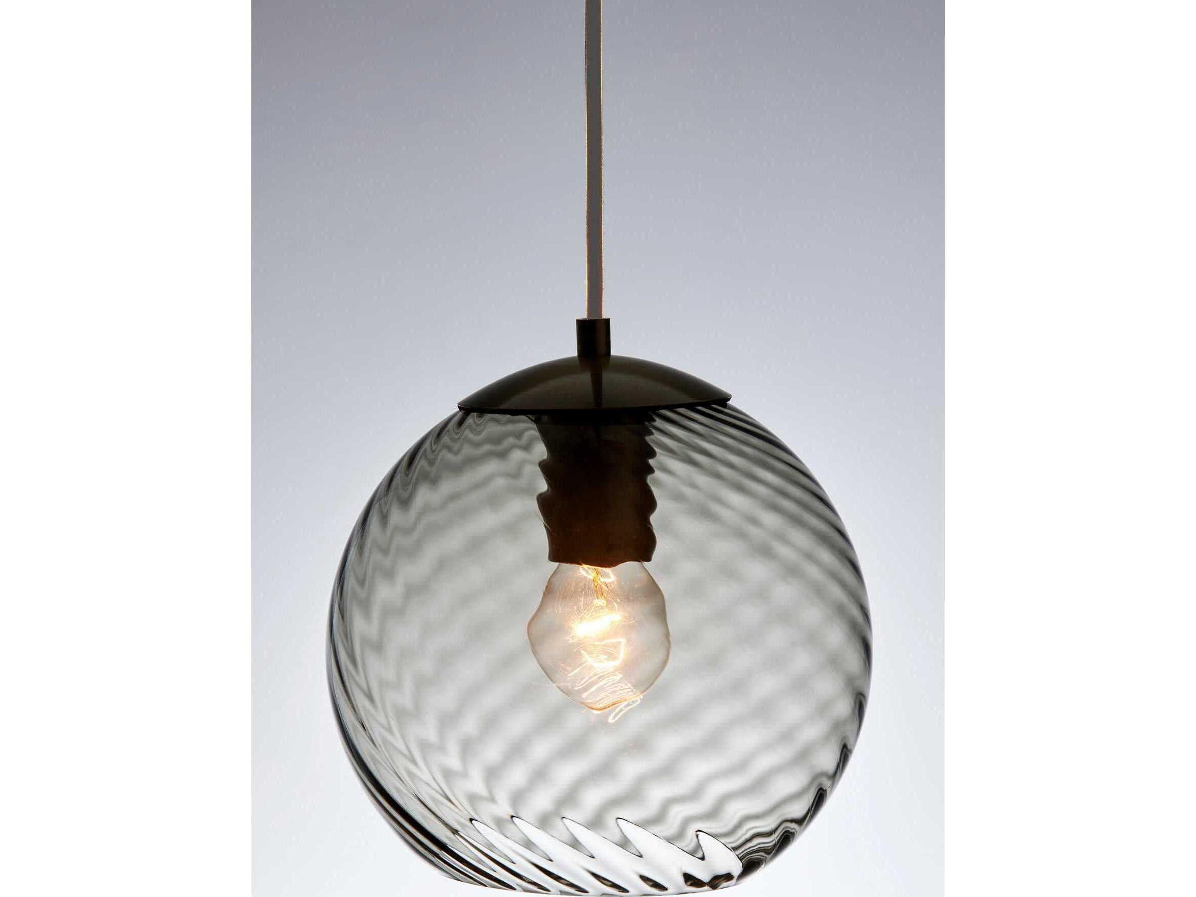 Adesso Camden Antique Brass Globe Mini Pendant