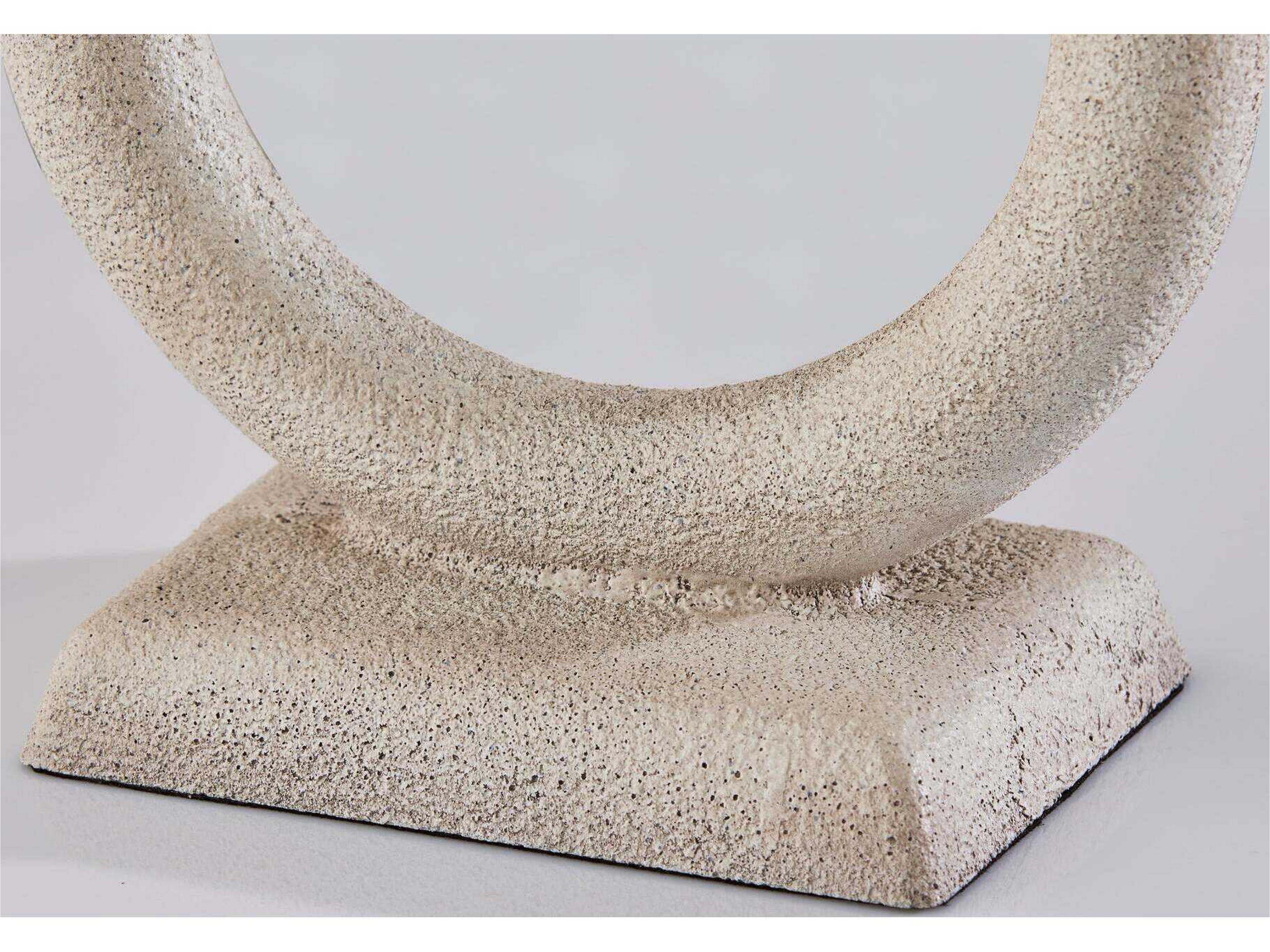 Adesso Elizabeth Painted Stone Texture White Box Pleated Off Buffet Lamp