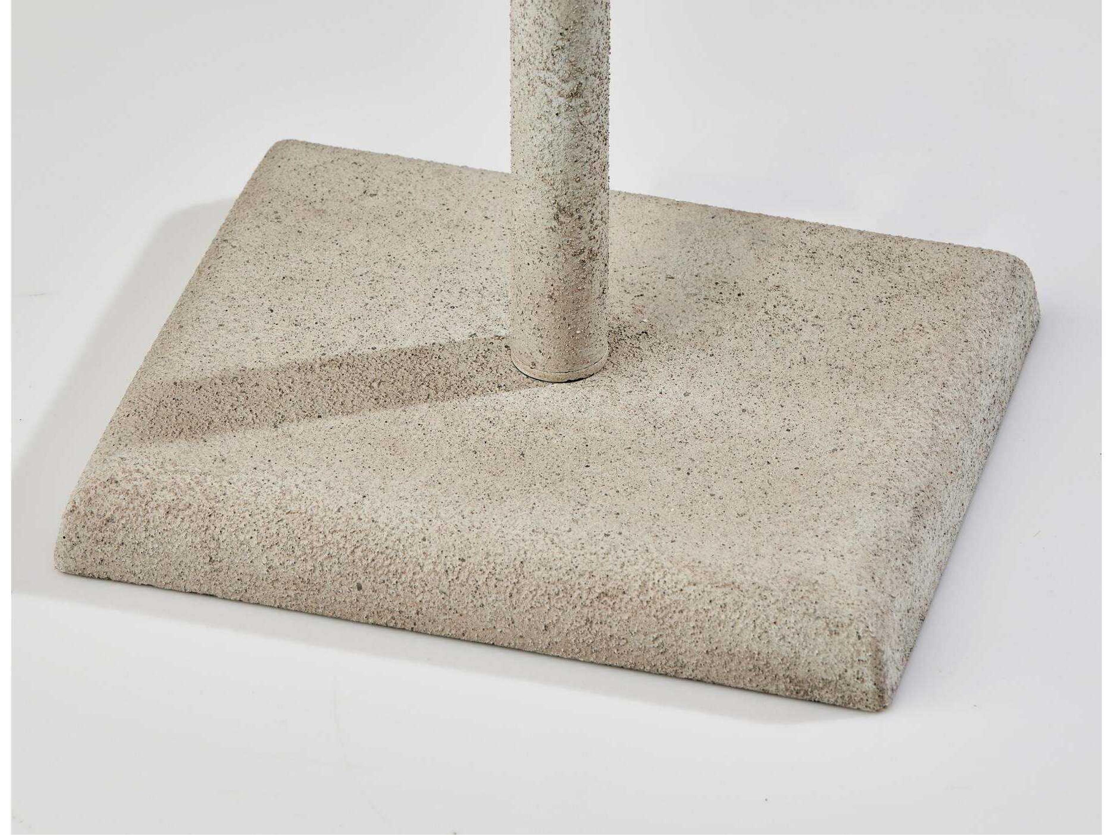 Adesso Elizabeth Painted Stone Texture White Box Pleated Off Floor Lamp